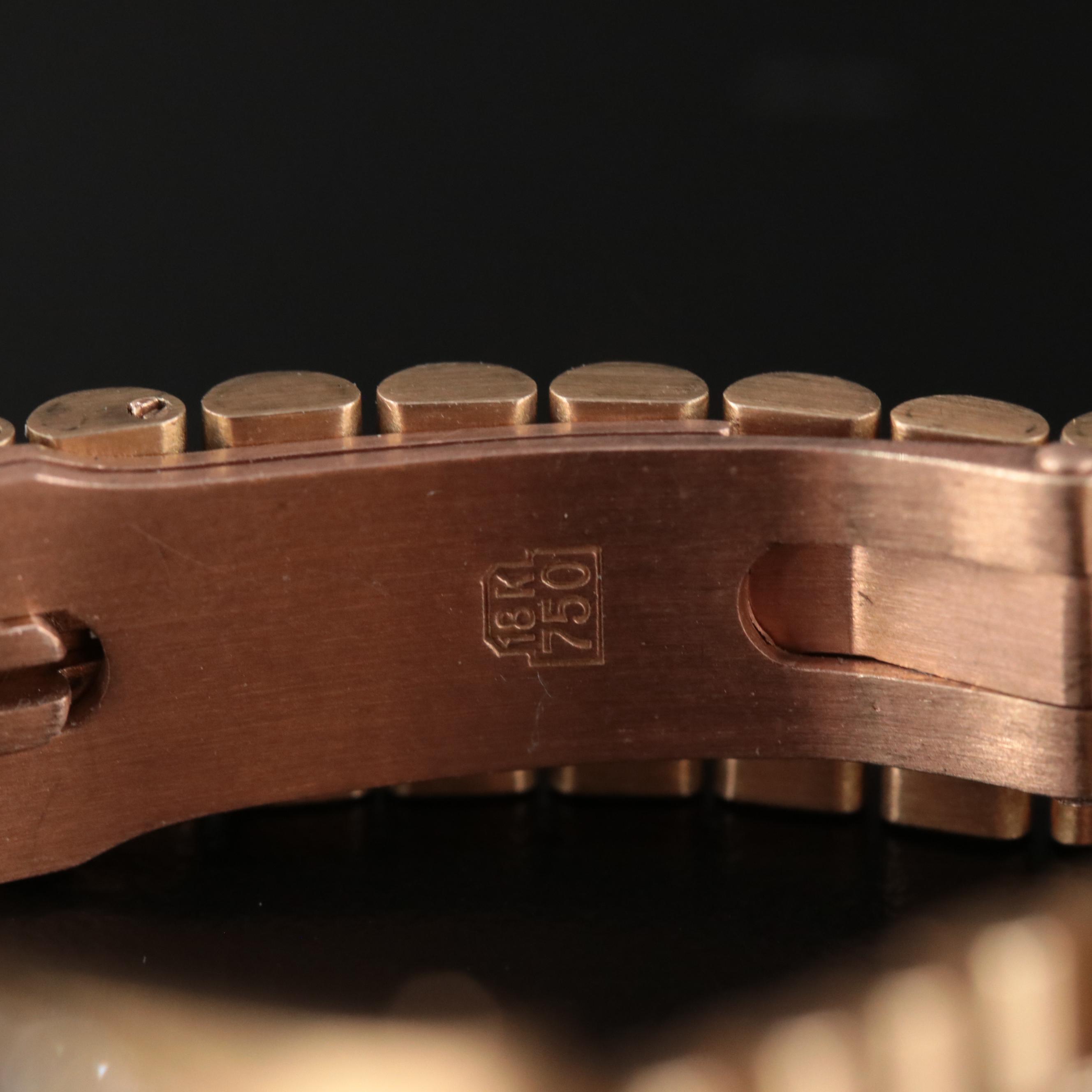 1980 Rolex Datejust Watch with Custom Diamond Bezel, Dial and Bracelet