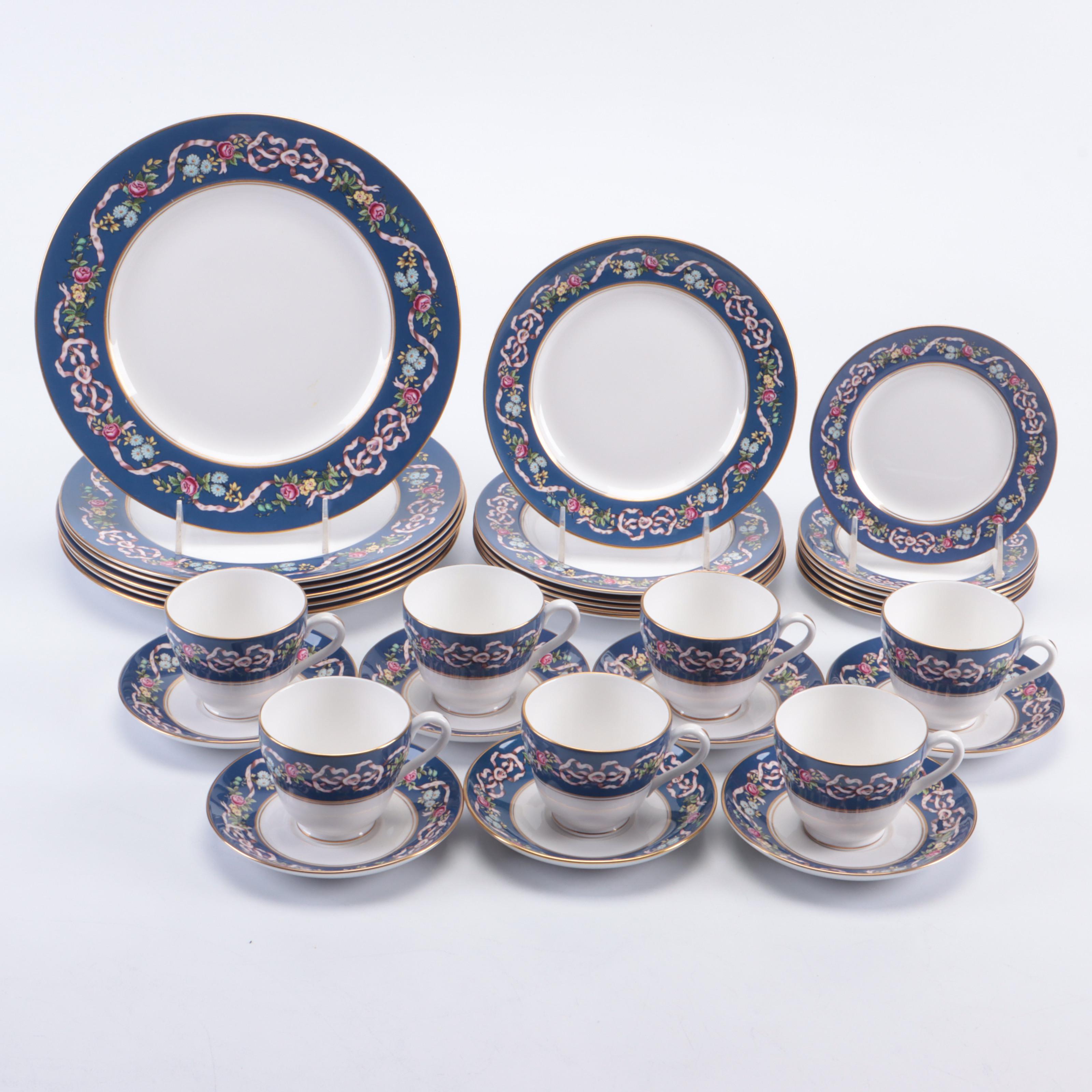 Spode Bone China "Ribbons and Roses" Dinnerware, 1989-1998