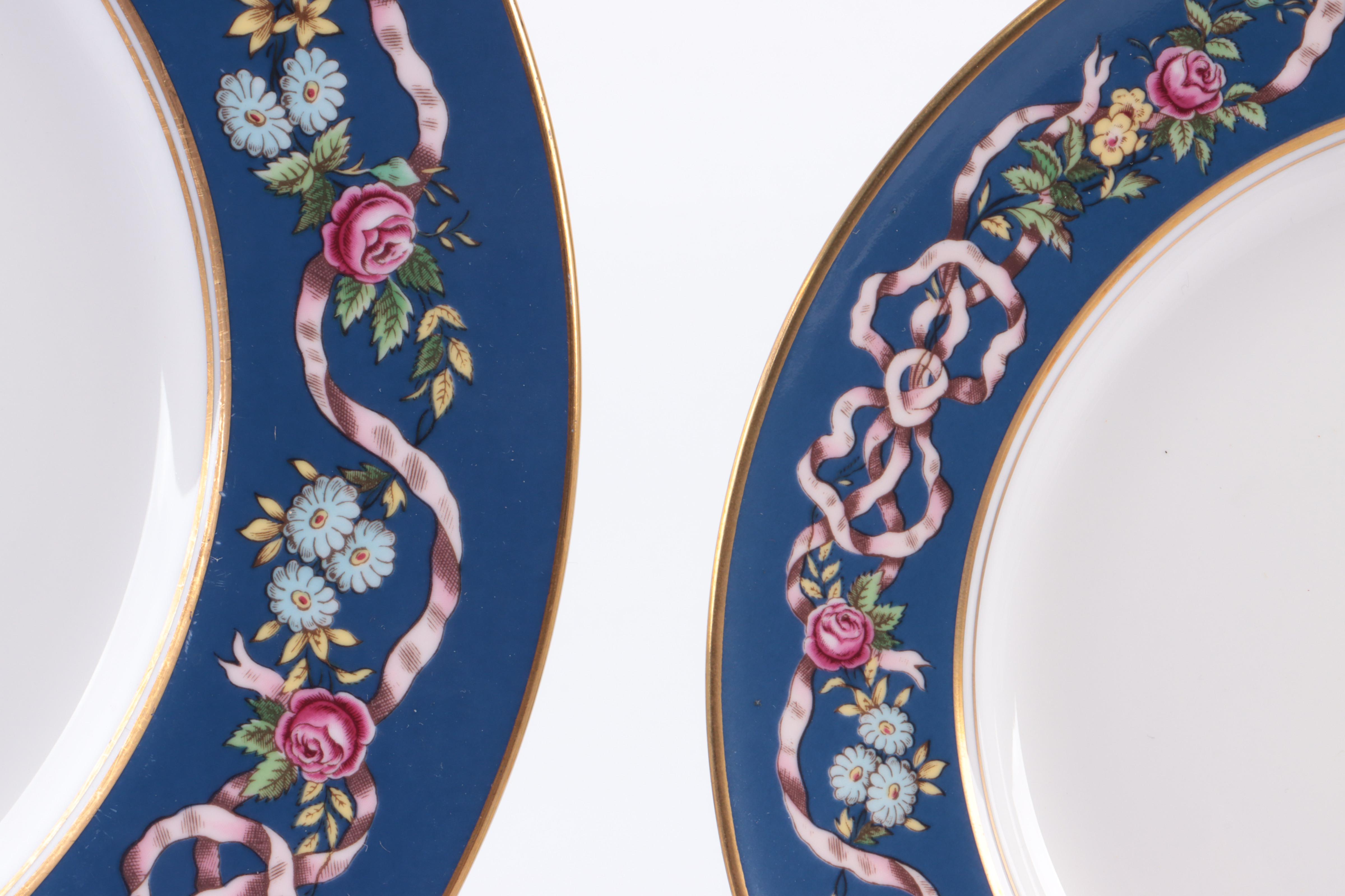 Spode Bone China "Ribbons and Roses" Dinnerware, 1989-1998