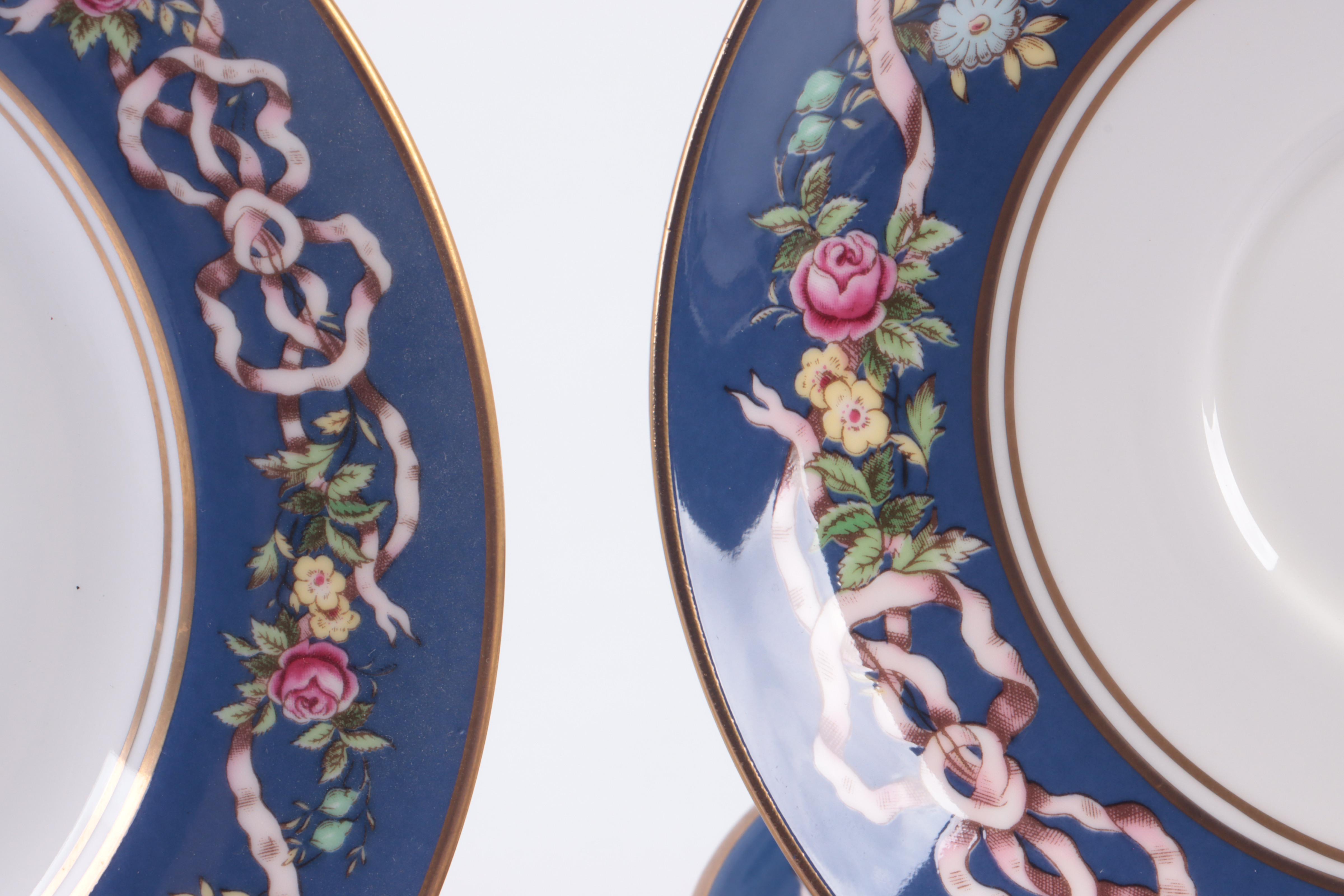Spode Bone China "Ribbons and Roses" Dinnerware, 1989-1998