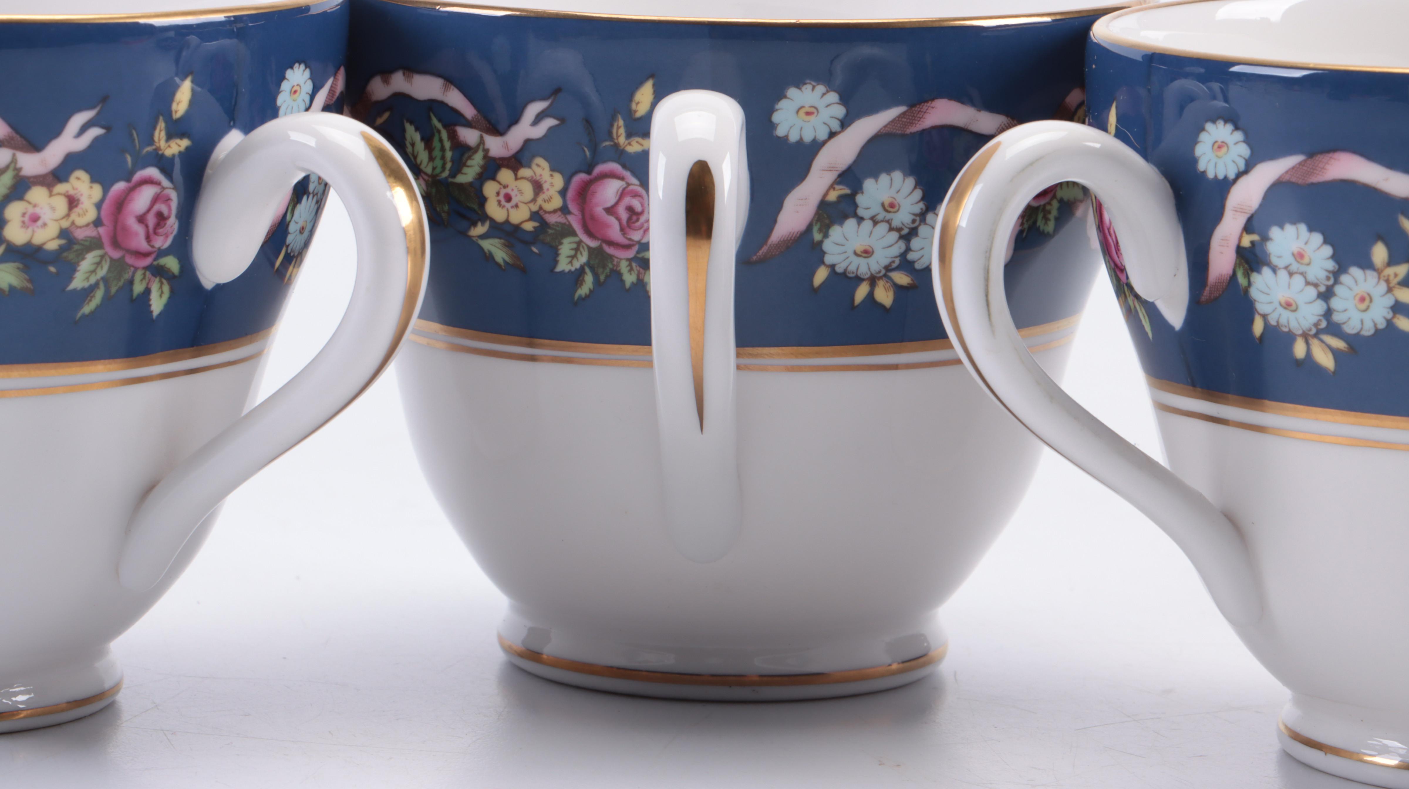 Spode Bone China "Ribbons and Roses" Dinnerware, 1989-1998