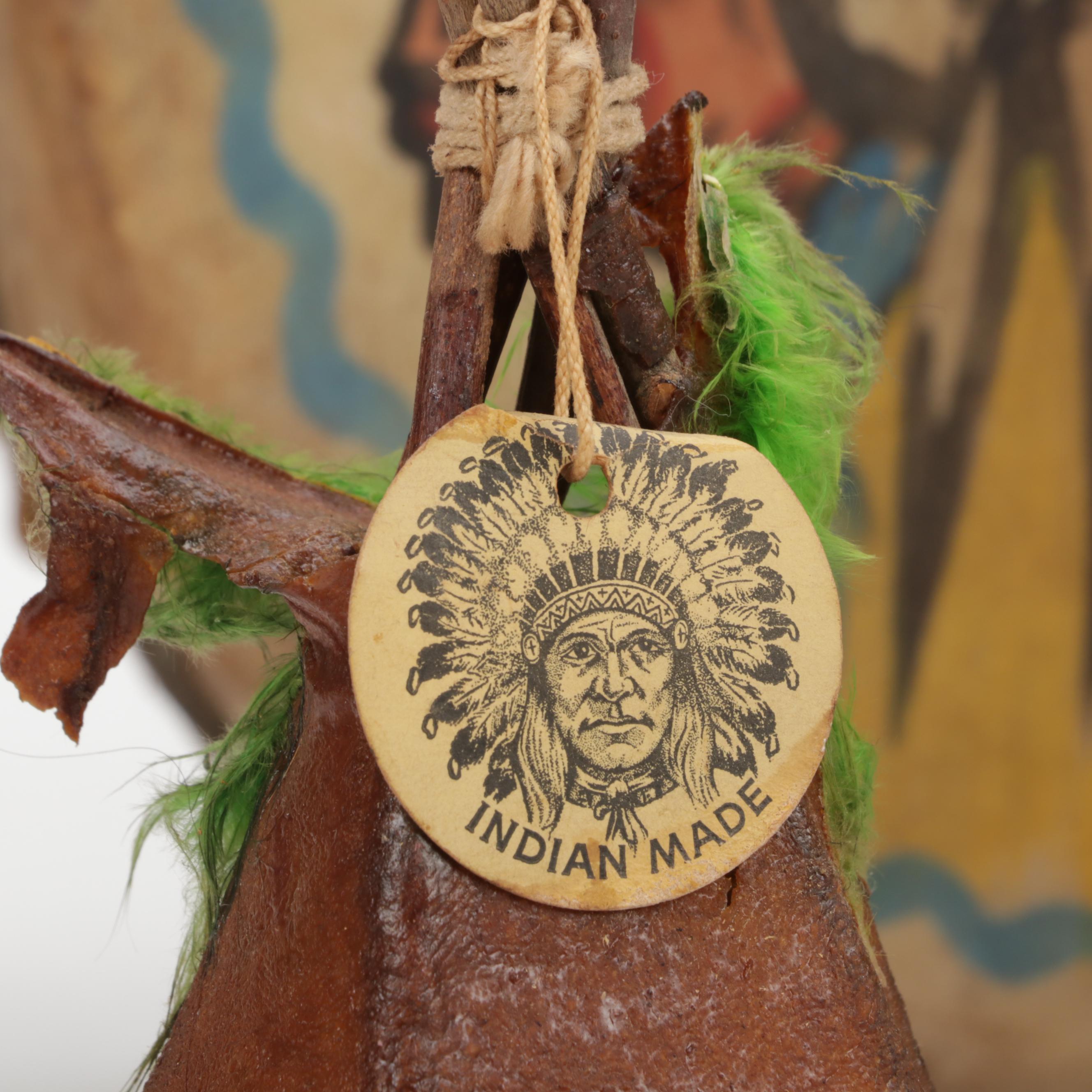 Native American Birch Bark Canoes, Hand-Crafted Drum, Seminole Dolls, More