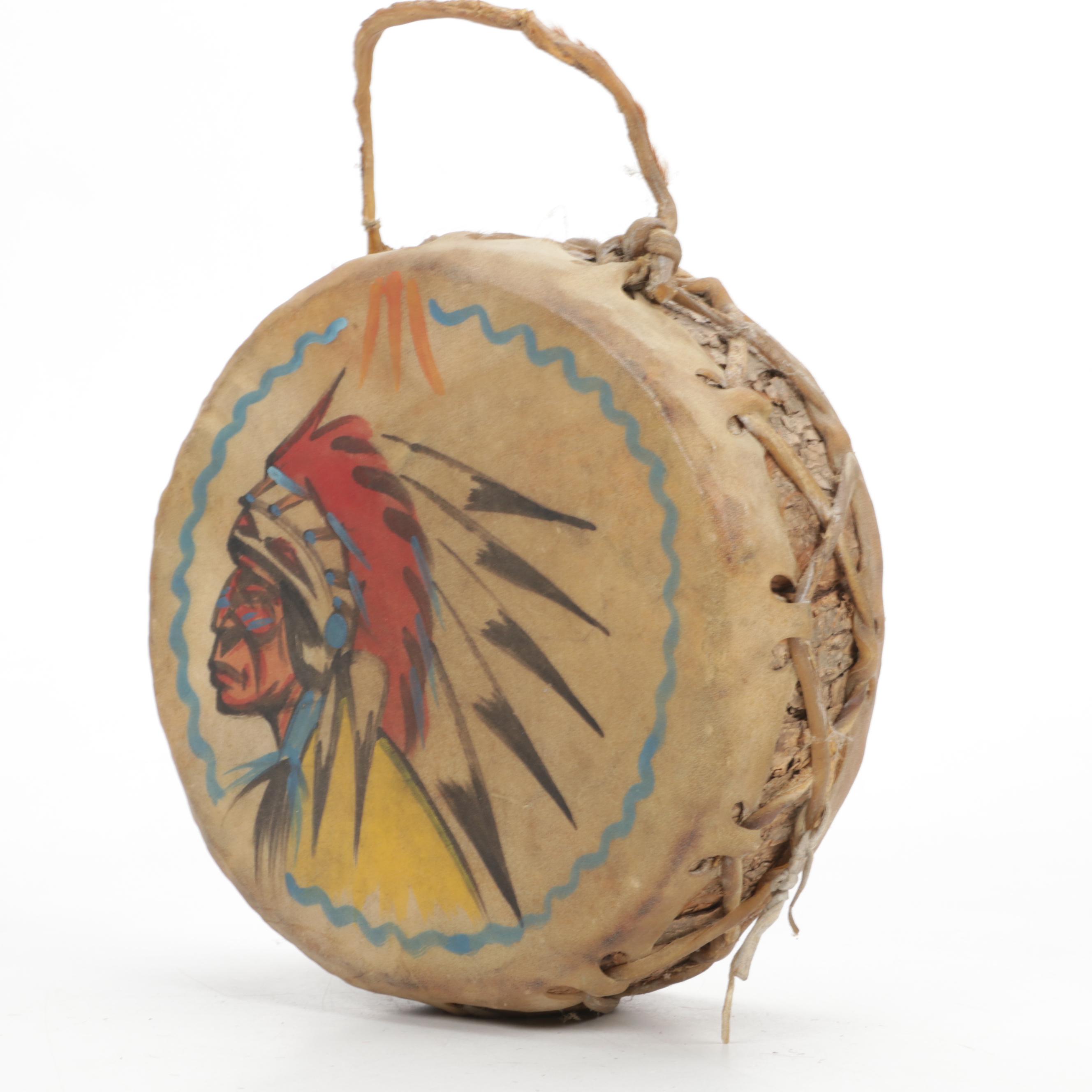 Native American Birch Bark Canoes, Hand-Crafted Drum, Seminole Dolls, More