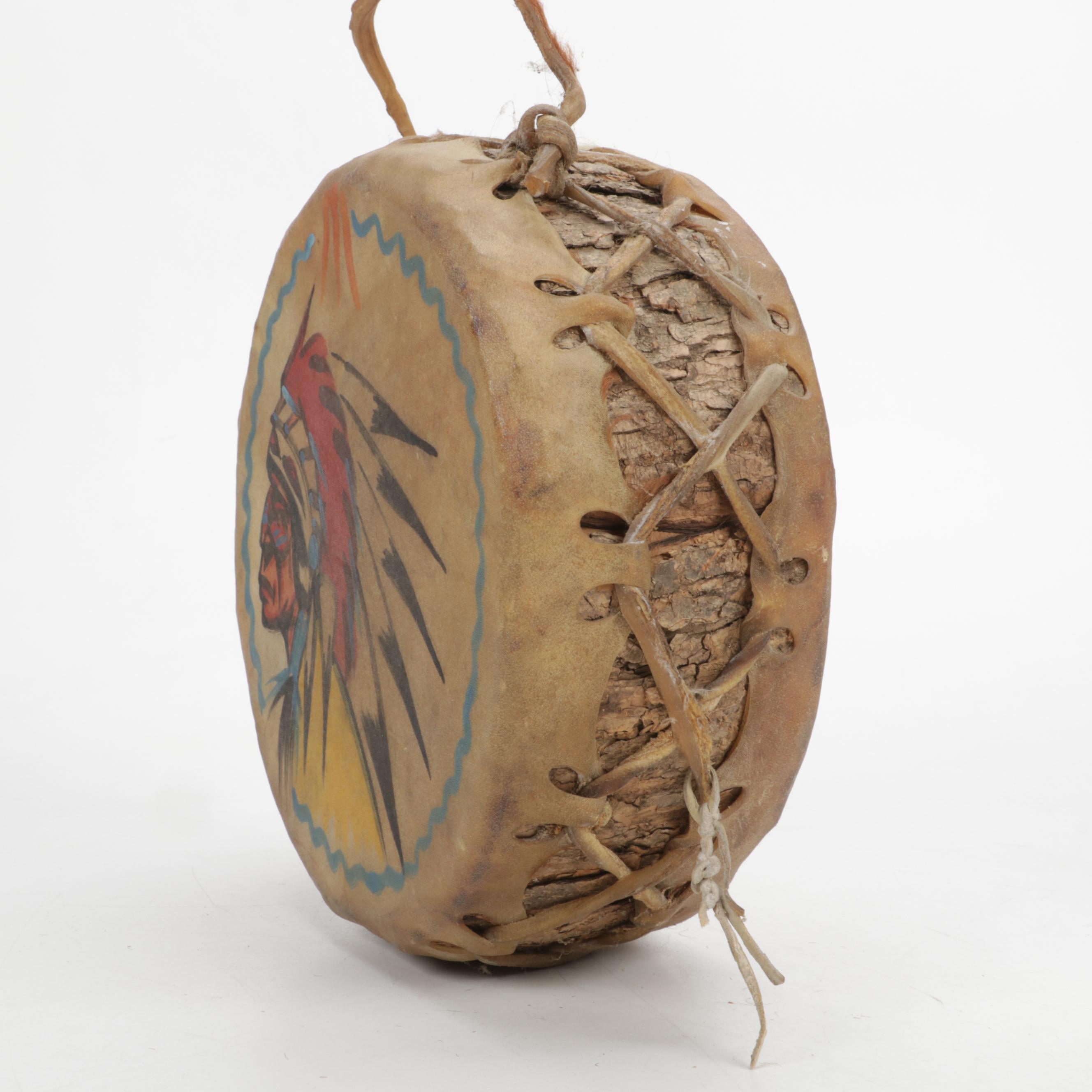 Native American Birch Bark Canoes, Hand-Crafted Drum, Seminole Dolls, More