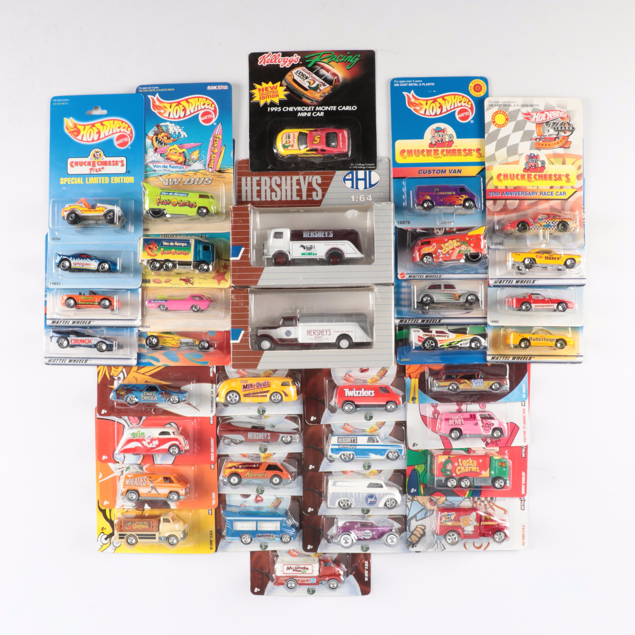 Hot Wheels "'96 Mustang Convertible", "'95 Camaro" and More Toy Cars