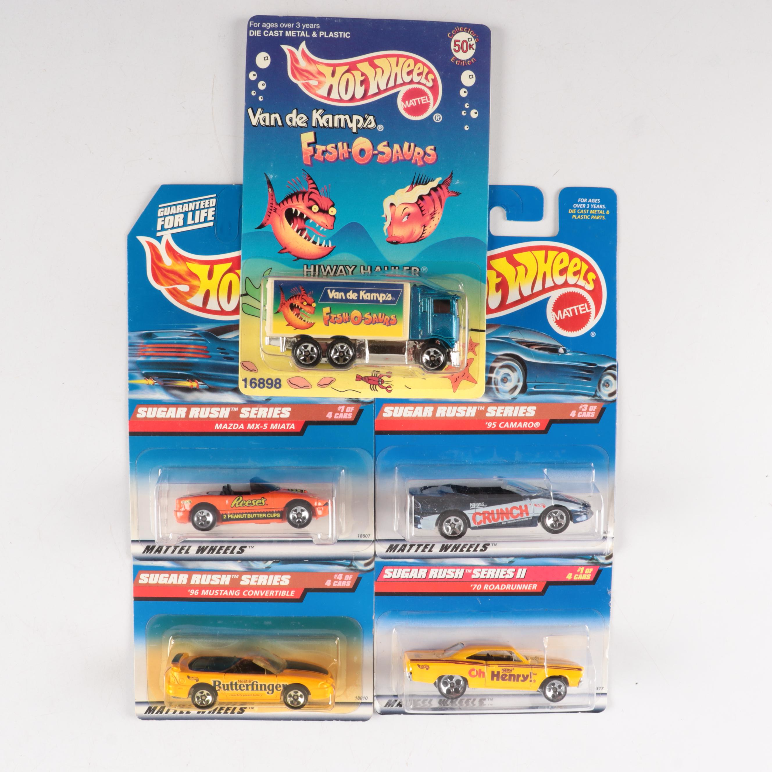 Hot Wheels "'96 Mustang Convertible", "'95 Camaro" and More Toy Cars