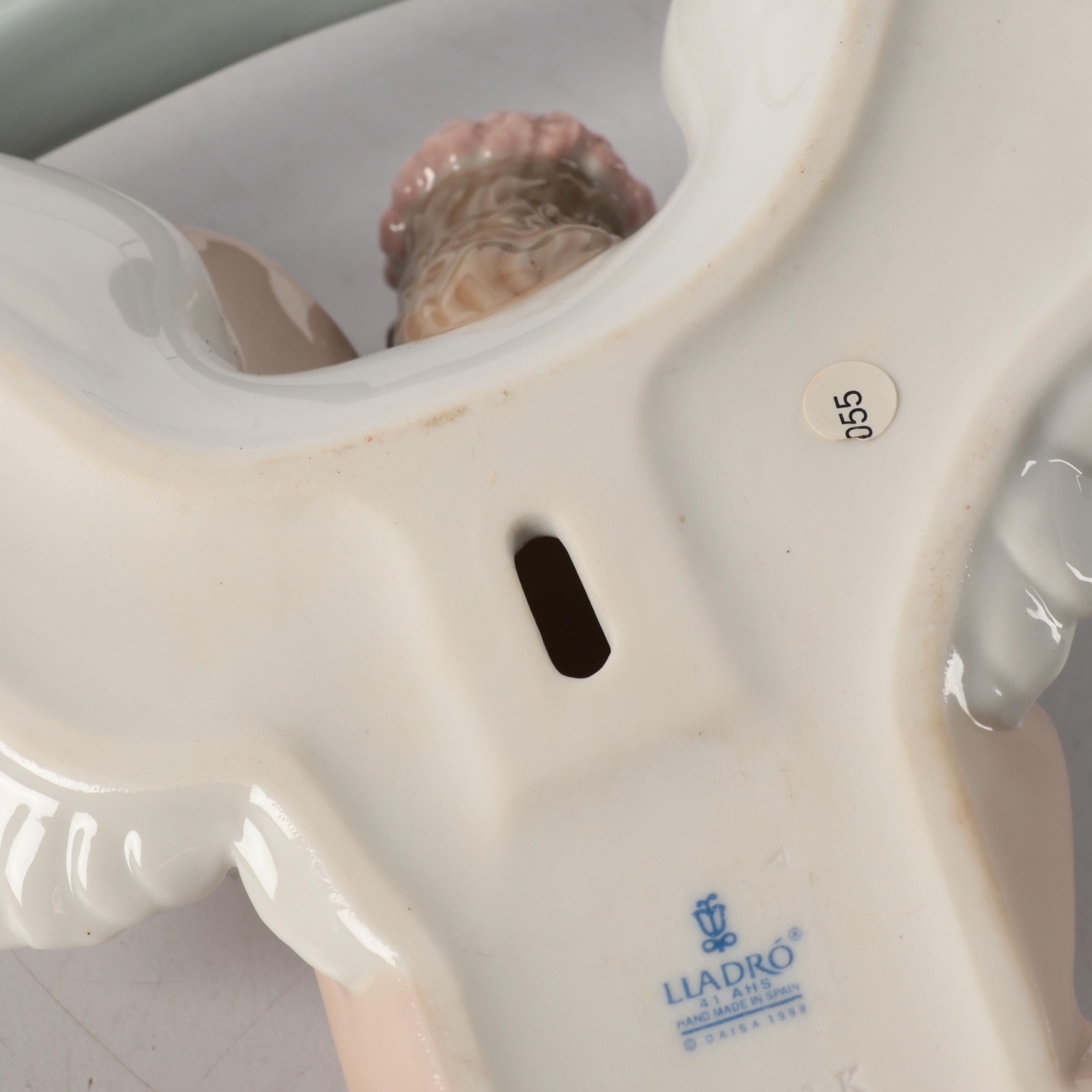 Lladró "The Loving Family" and "Gabriel the Archangel" Porcelain Figurines