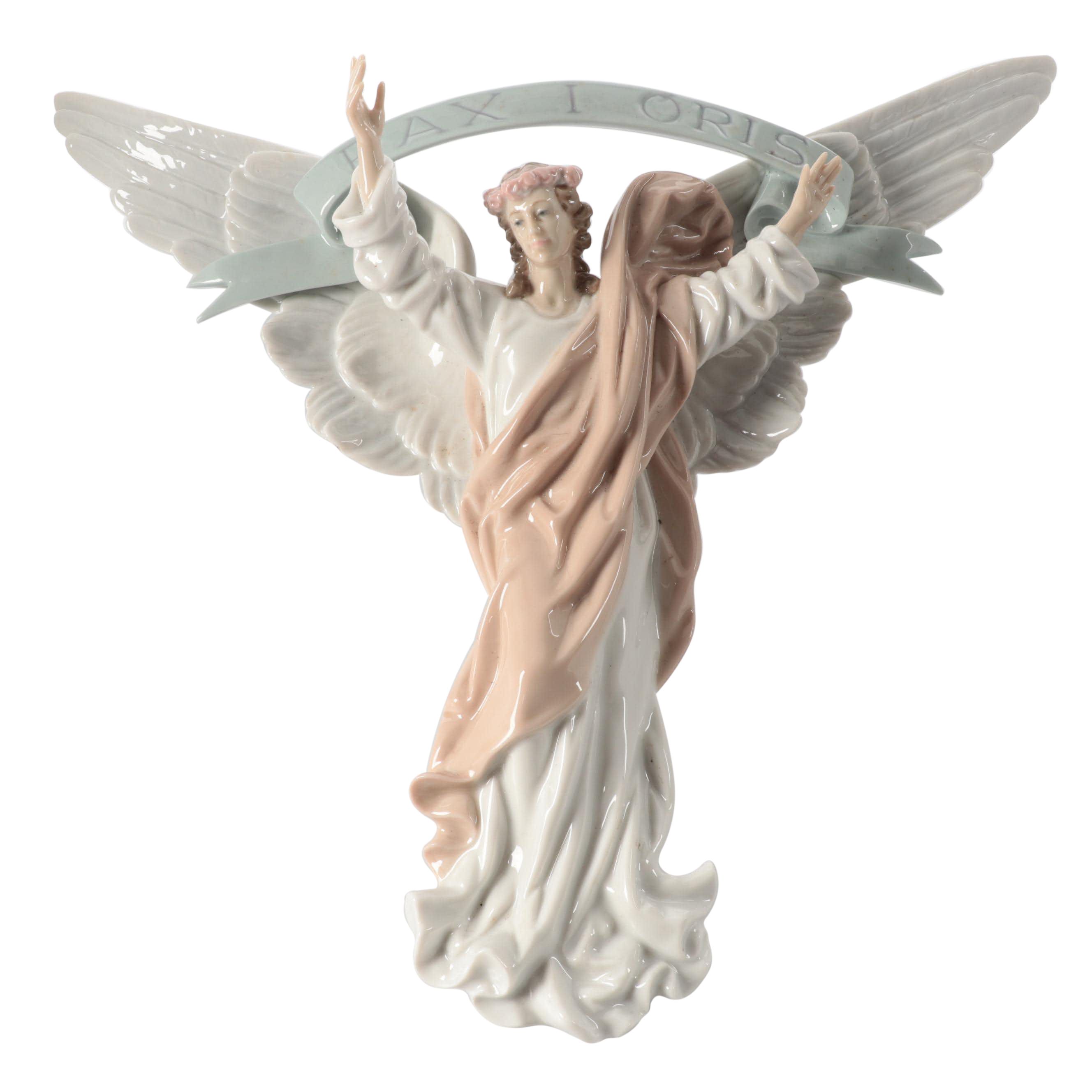 Lladró "The Loving Family" and "Gabriel the Archangel" Porcelain Figurines