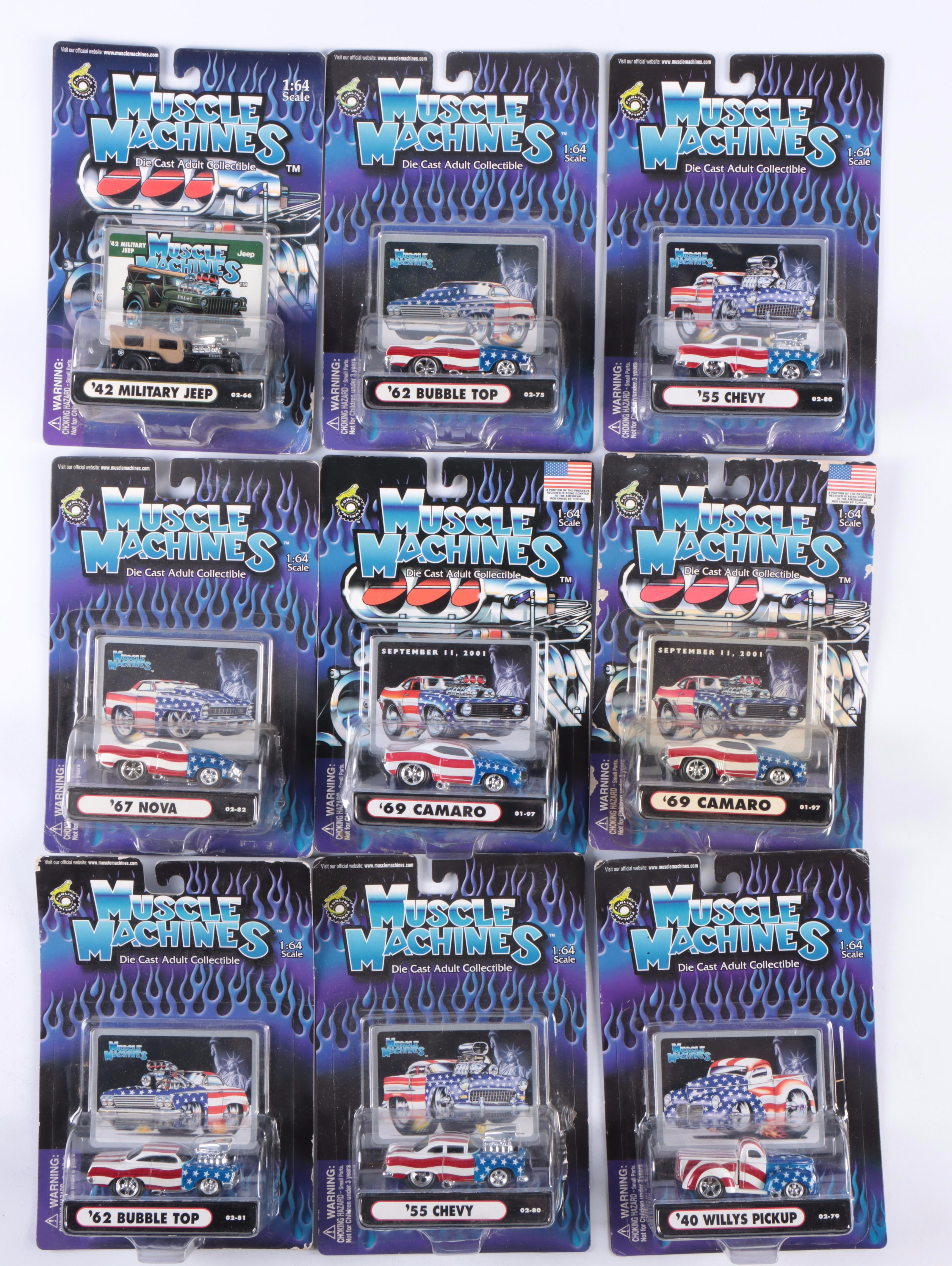 Muscle Machines and Road Signature Collection Diecast Model Cars and Trucks
