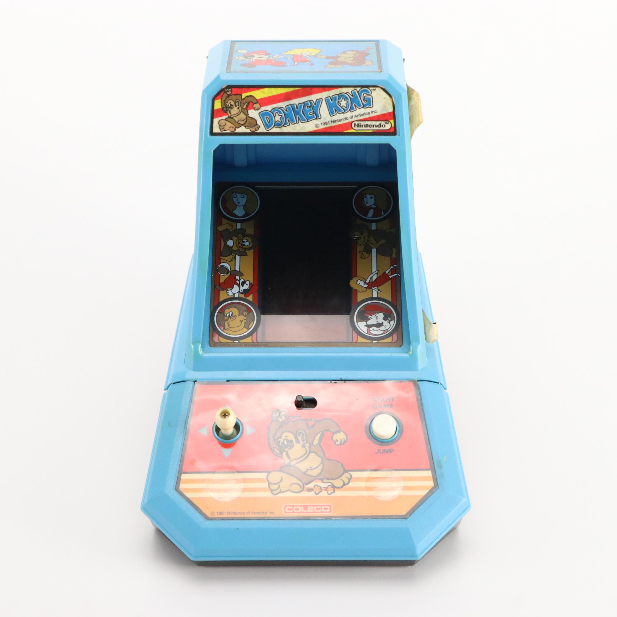 Nintendo Donkey Kong Coleco Battery Operated Miniature Arcade Game