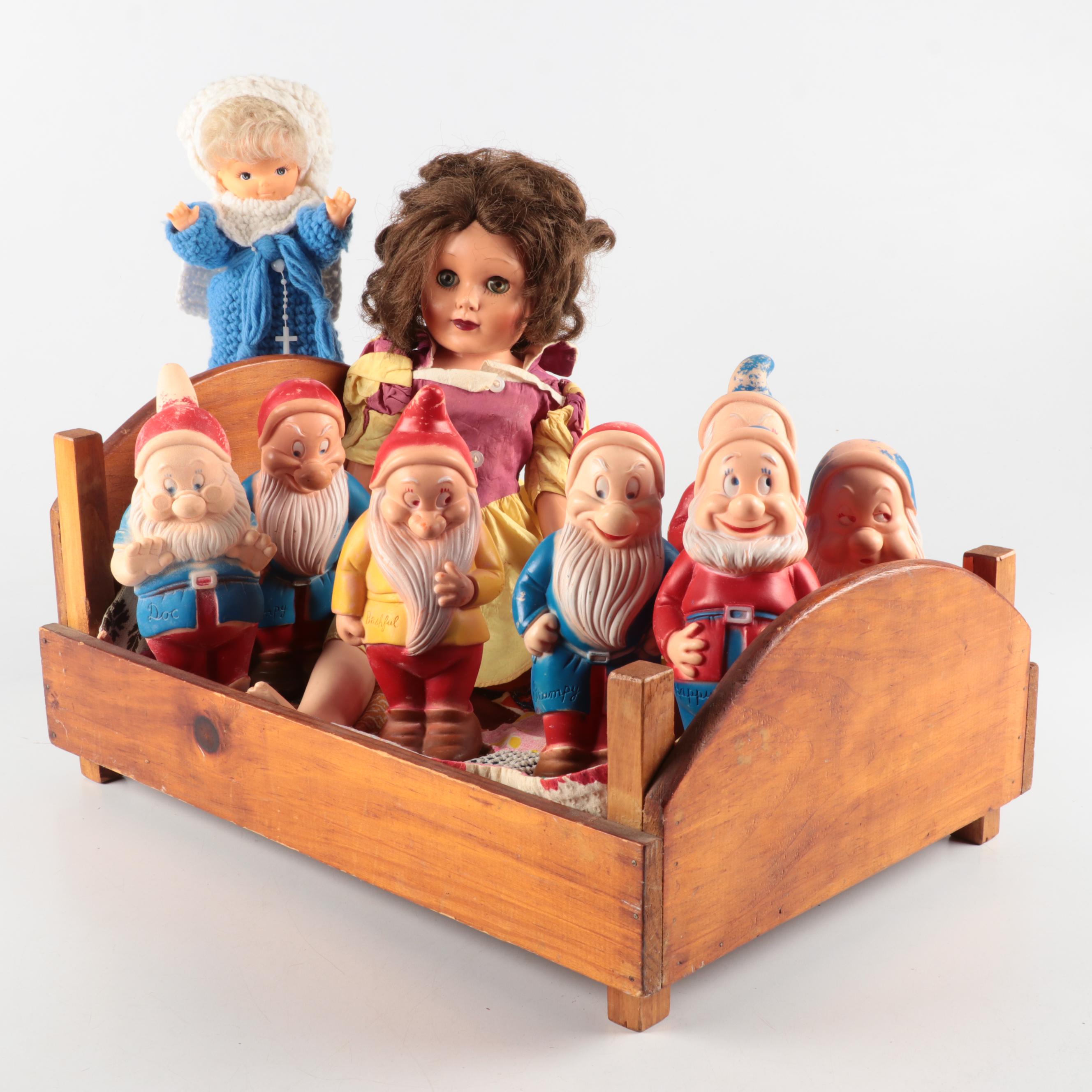 Walt Disney Seven Dwarfs Plastic Toys and More