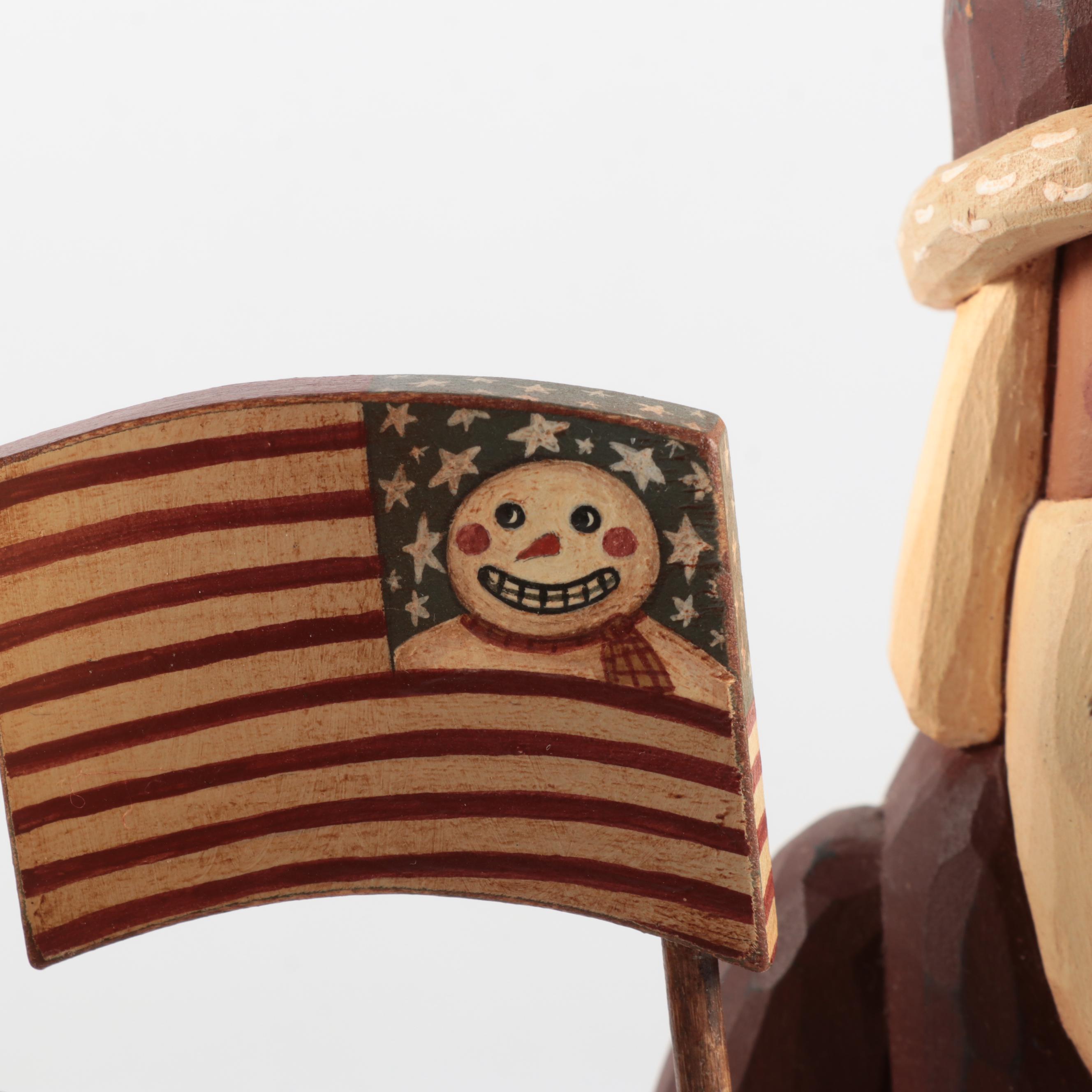 Hand-Crafted Santa Claus Figurines