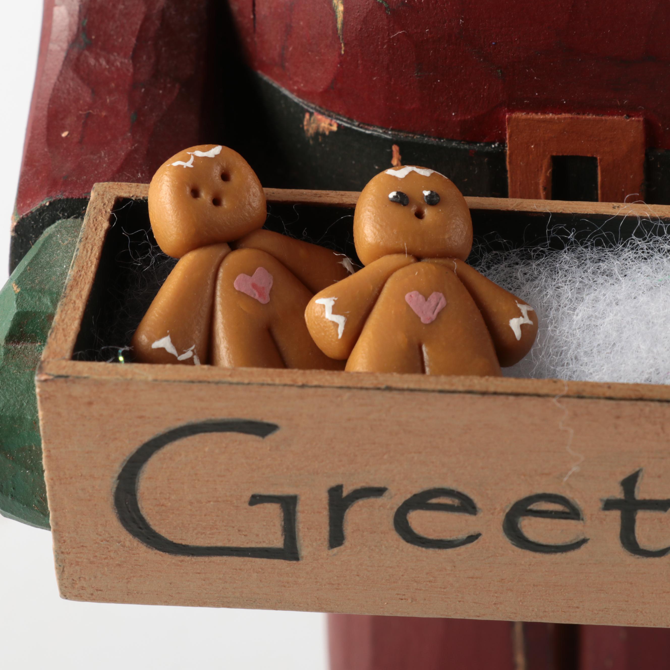 Hand-Crafted Santa Claus Figurines