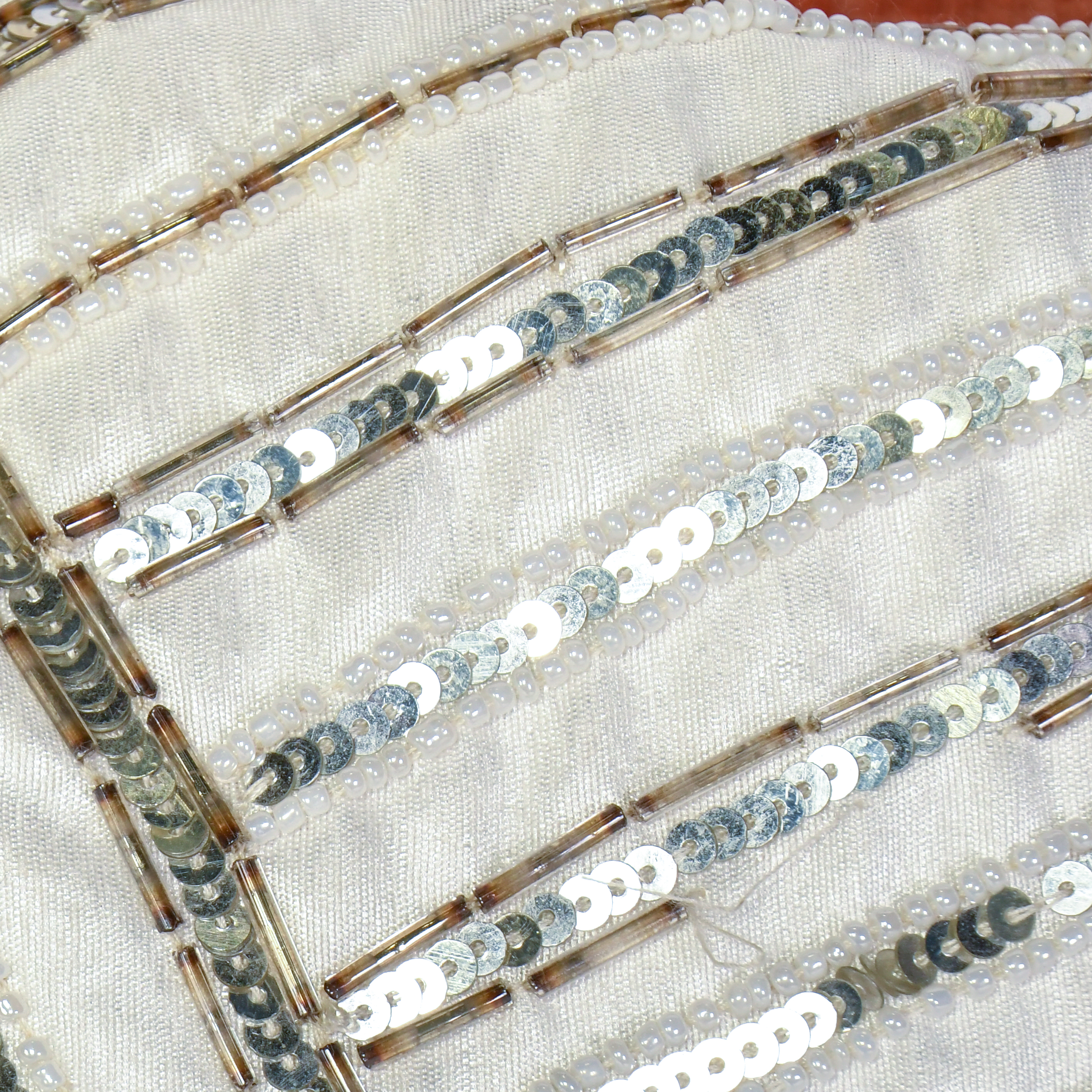 Brentwood Originals Rust Chenille and Bella Lux Sequin Accented Throw Pillows