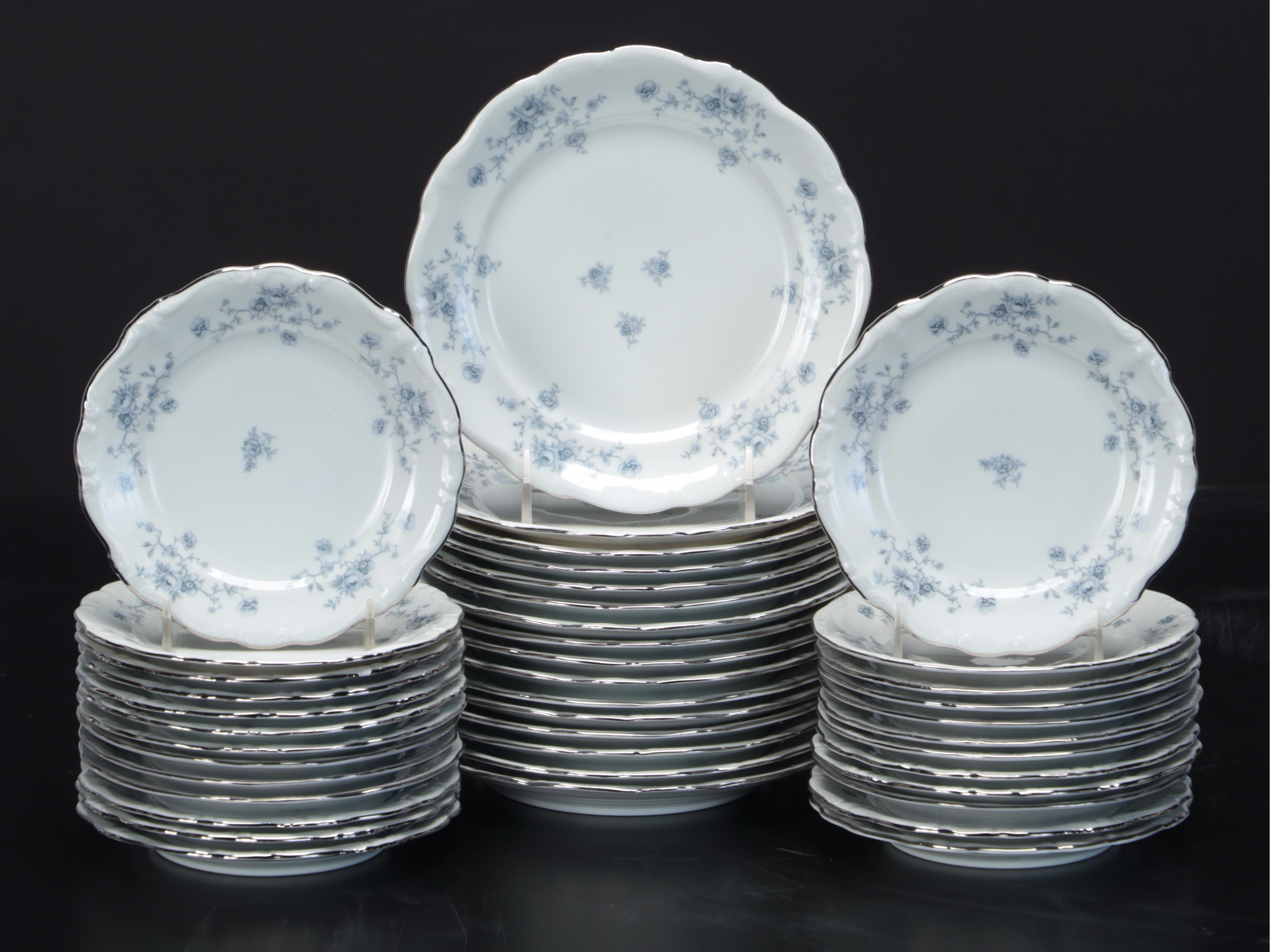 Johann Haviland "Blue Garland" Porcelain Tableware, 1974–1990