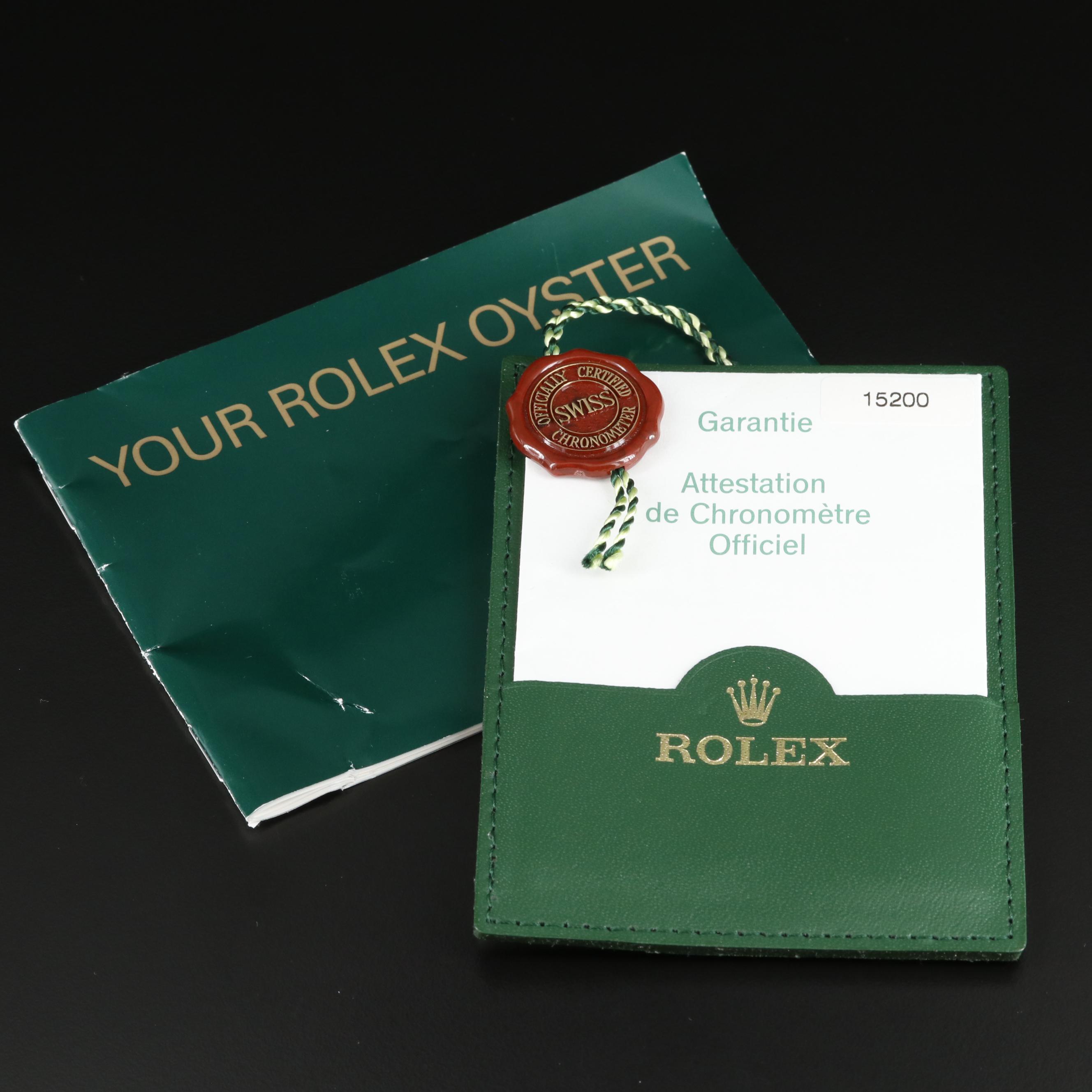 2005 Rolex Oyster Perpetual Date Stainless Steel Watch