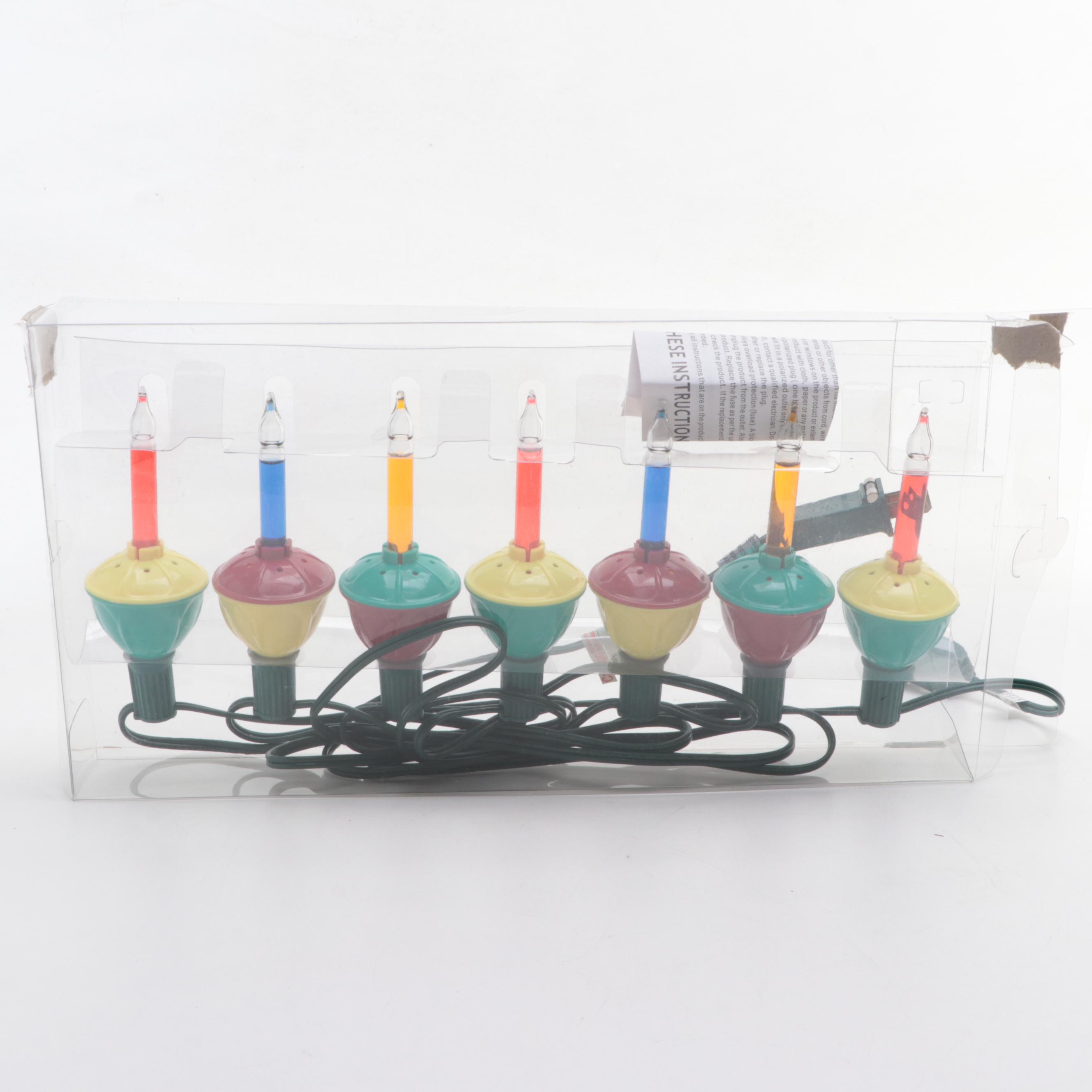 Christmas Tree Multicolor Bubble Lights and Replacement Bulbs
