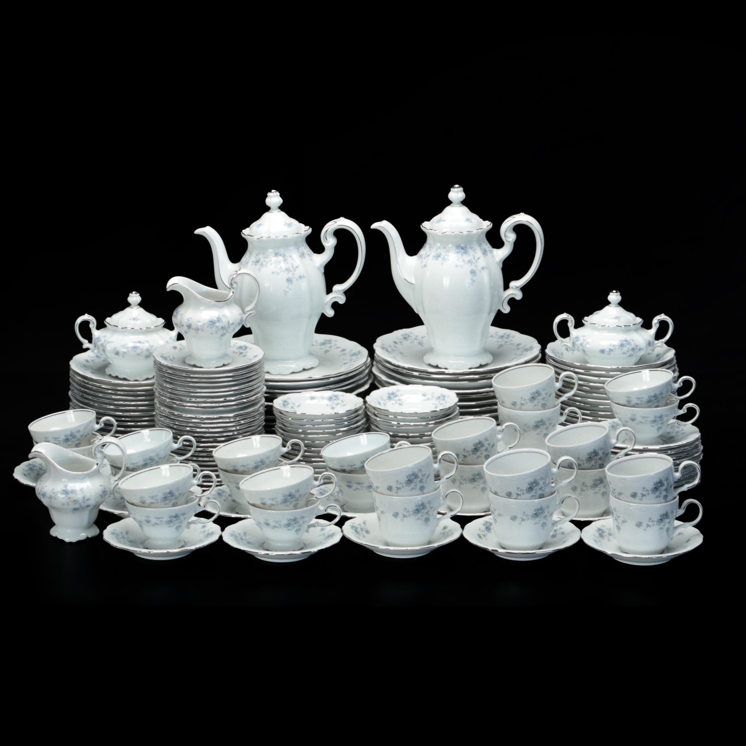 Johann Haviland "Blue Garland" Porcelain Tableware, 1974–1990