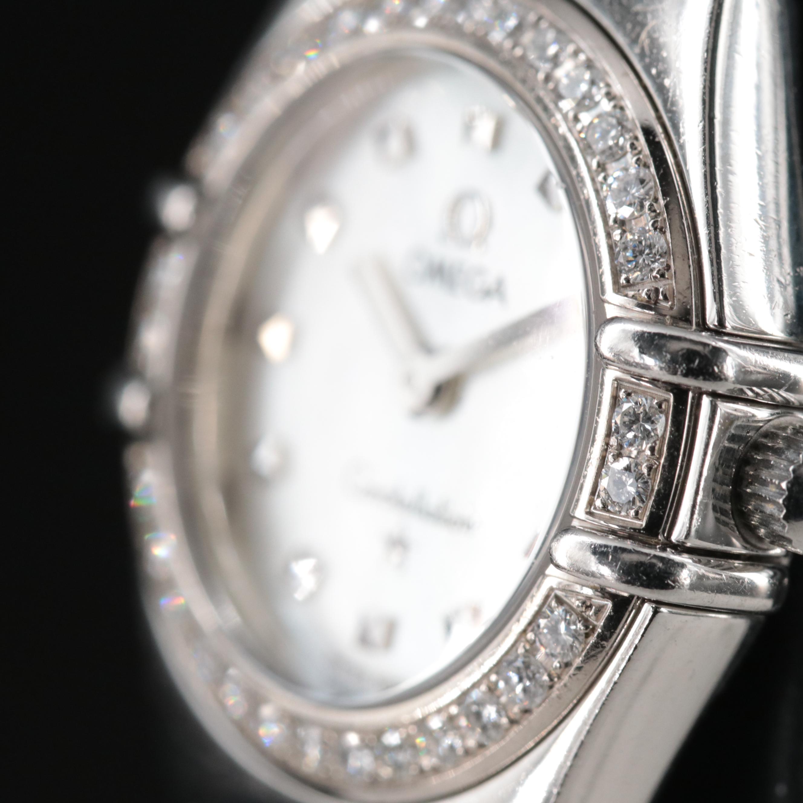 Omega Mother-of-Pearl Dial Constellation Diamond Watch