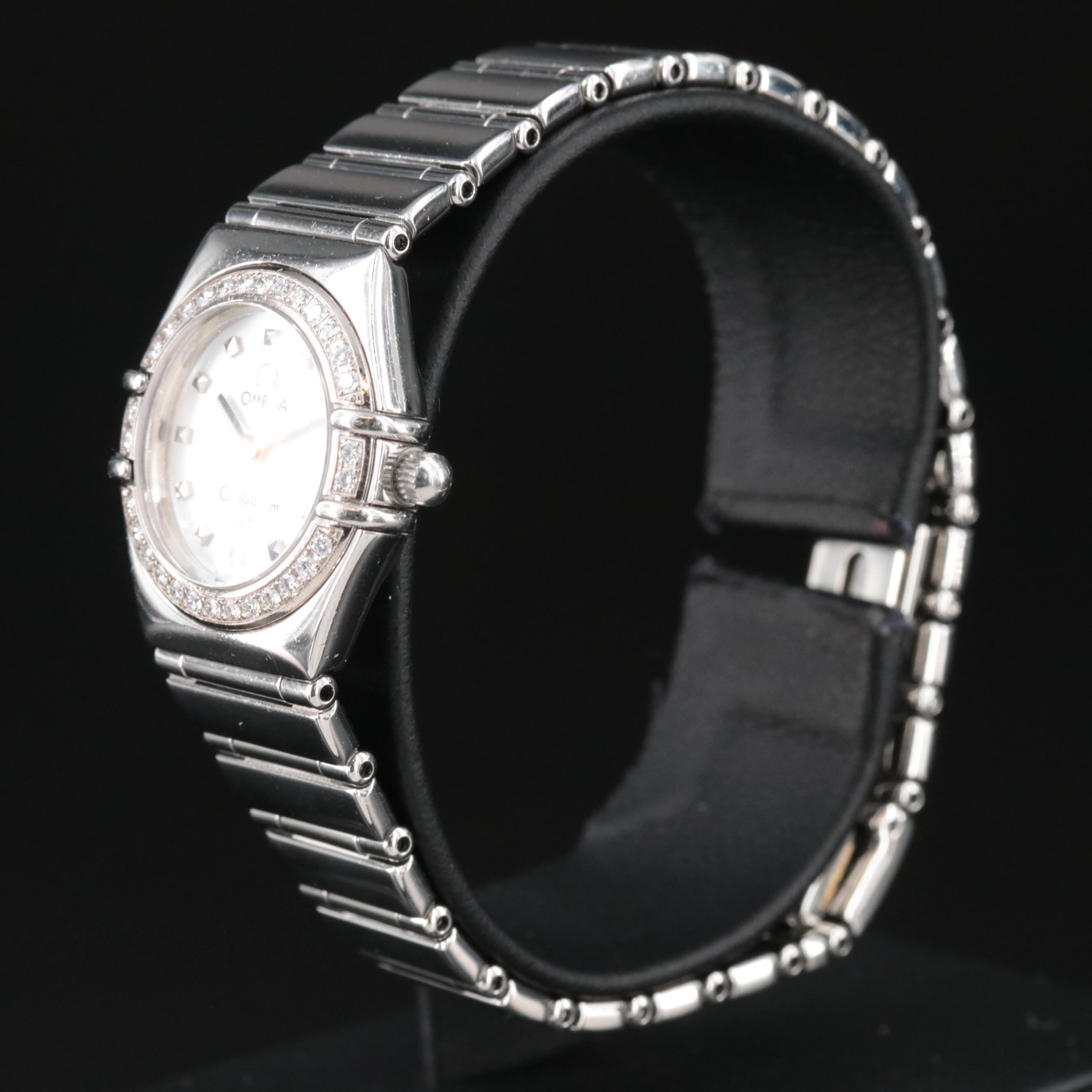 Omega Mother-of-Pearl Dial Constellation Diamond Watch