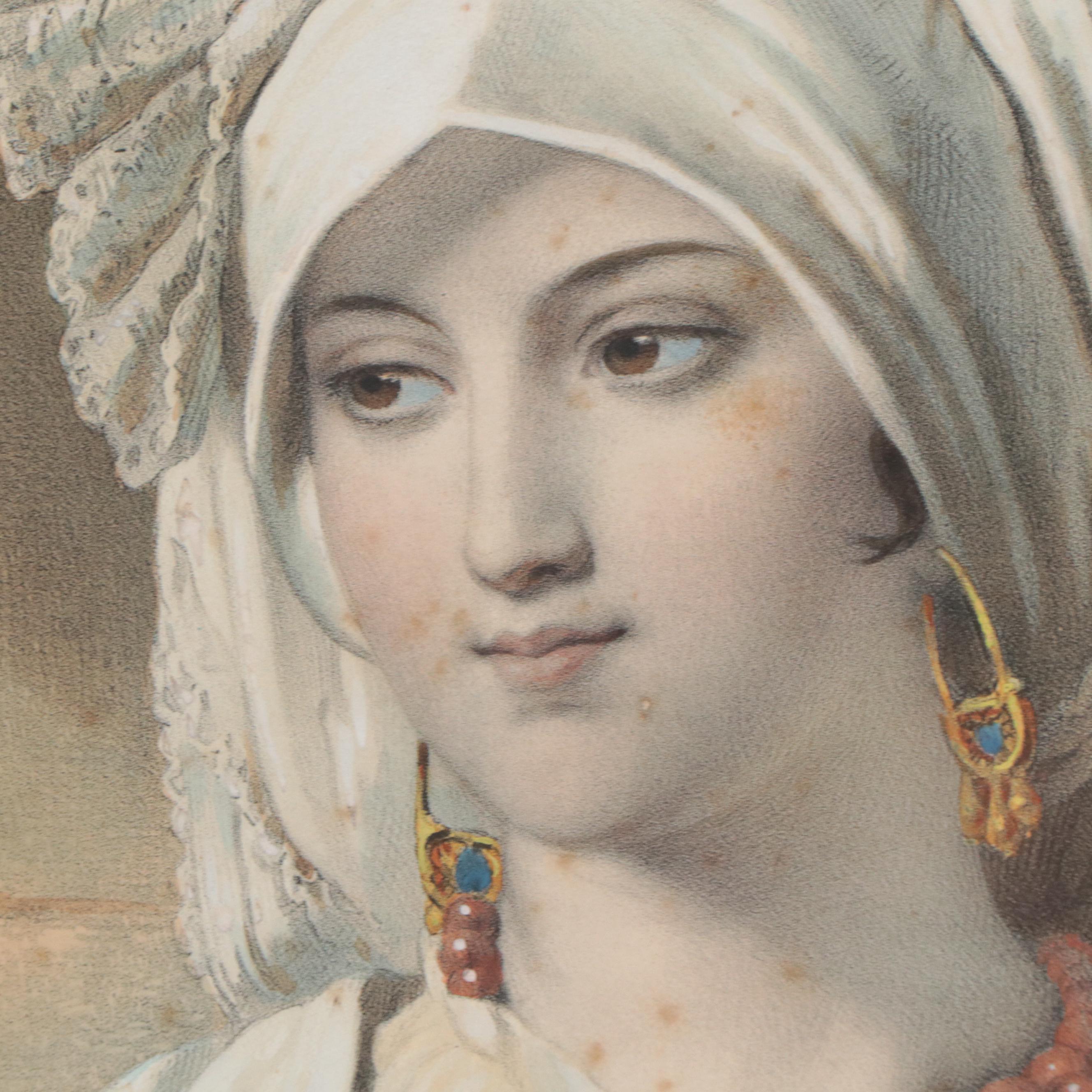 Emile Lassalle Lithograph After Jean Francois Portaels, 1854 EBTH