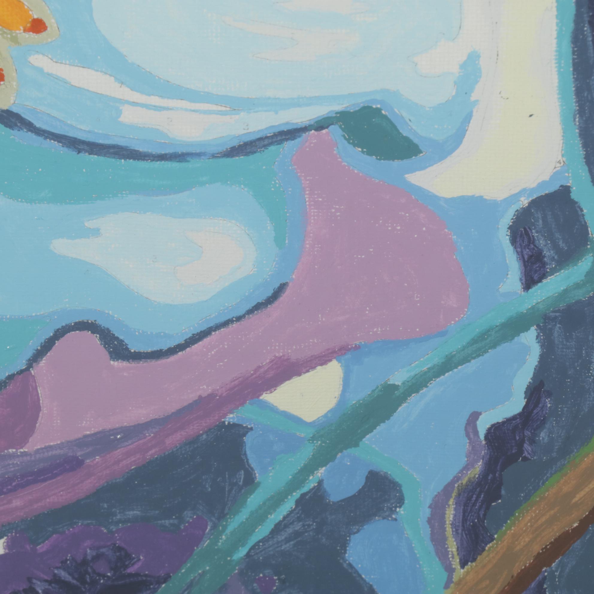 Floral Still Life Acrylic Painting