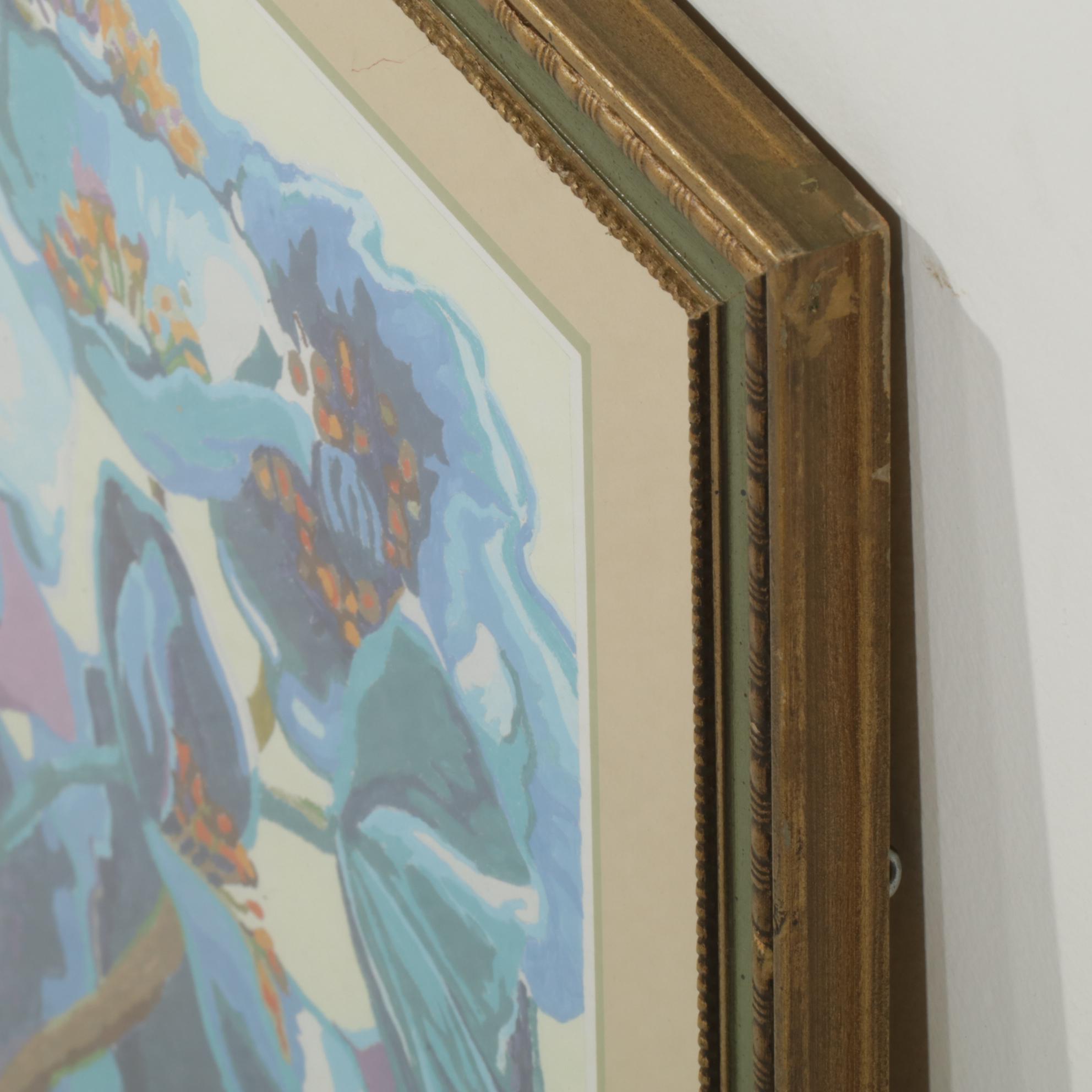 Floral Still Life Acrylic Painting