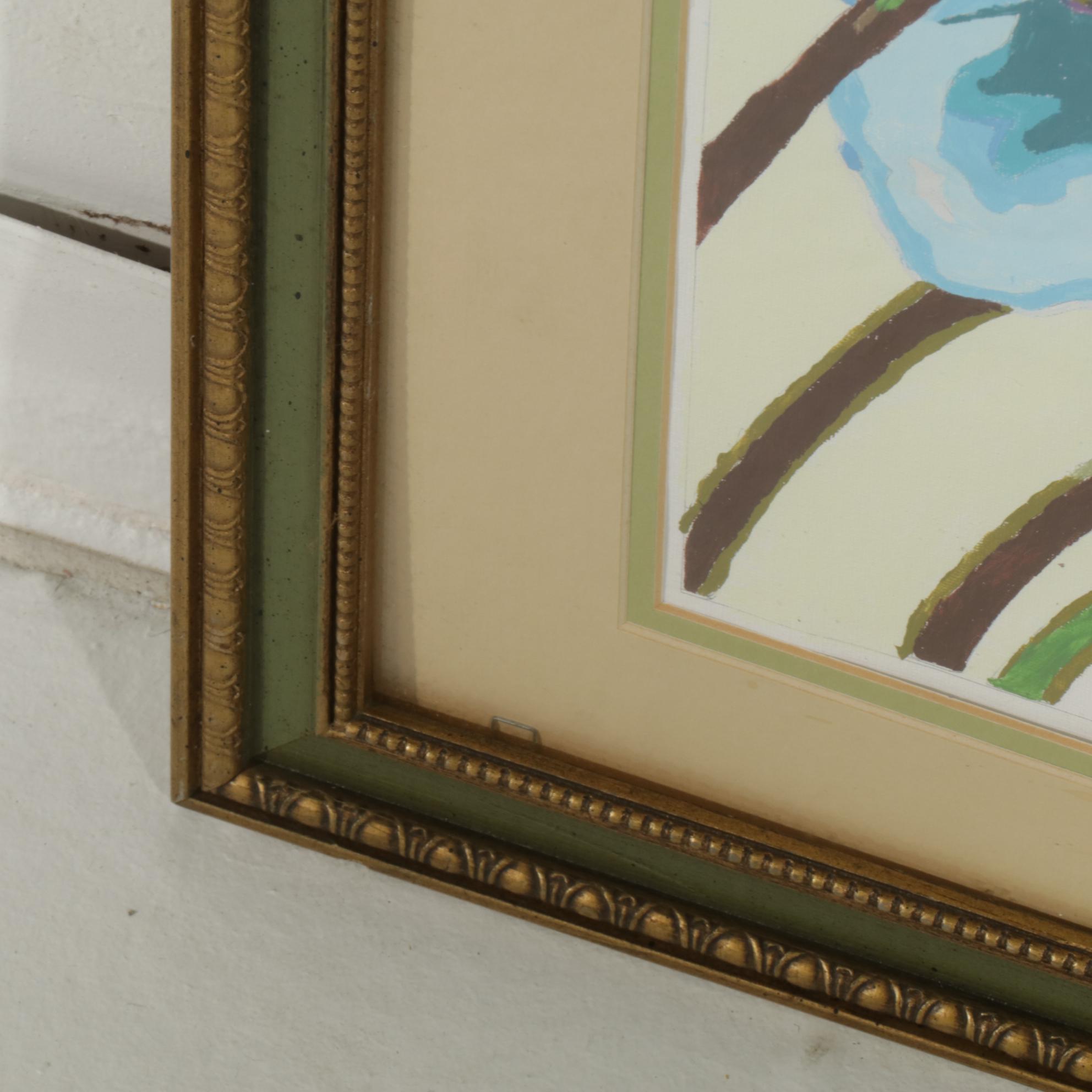 Floral Still Life Acrylic Painting