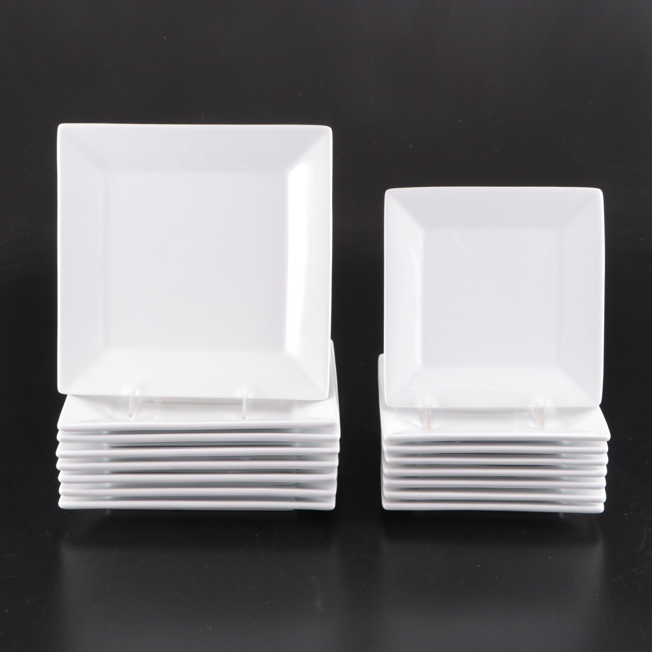 JCPenney Cooks Square Shape Porcelain Dinnerware EBTH