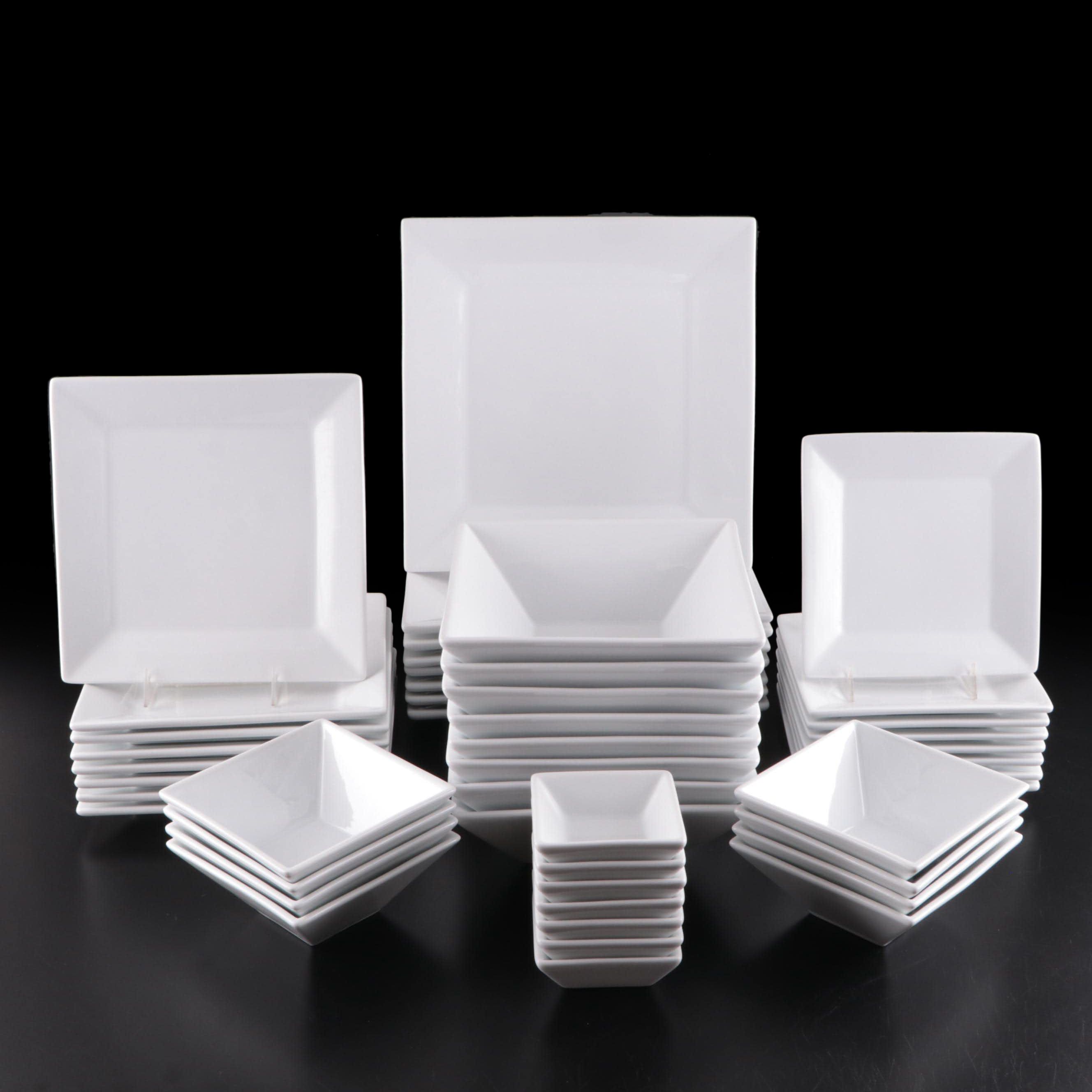 JCPenney Cooks Square Shape Porcelain Dinnerware