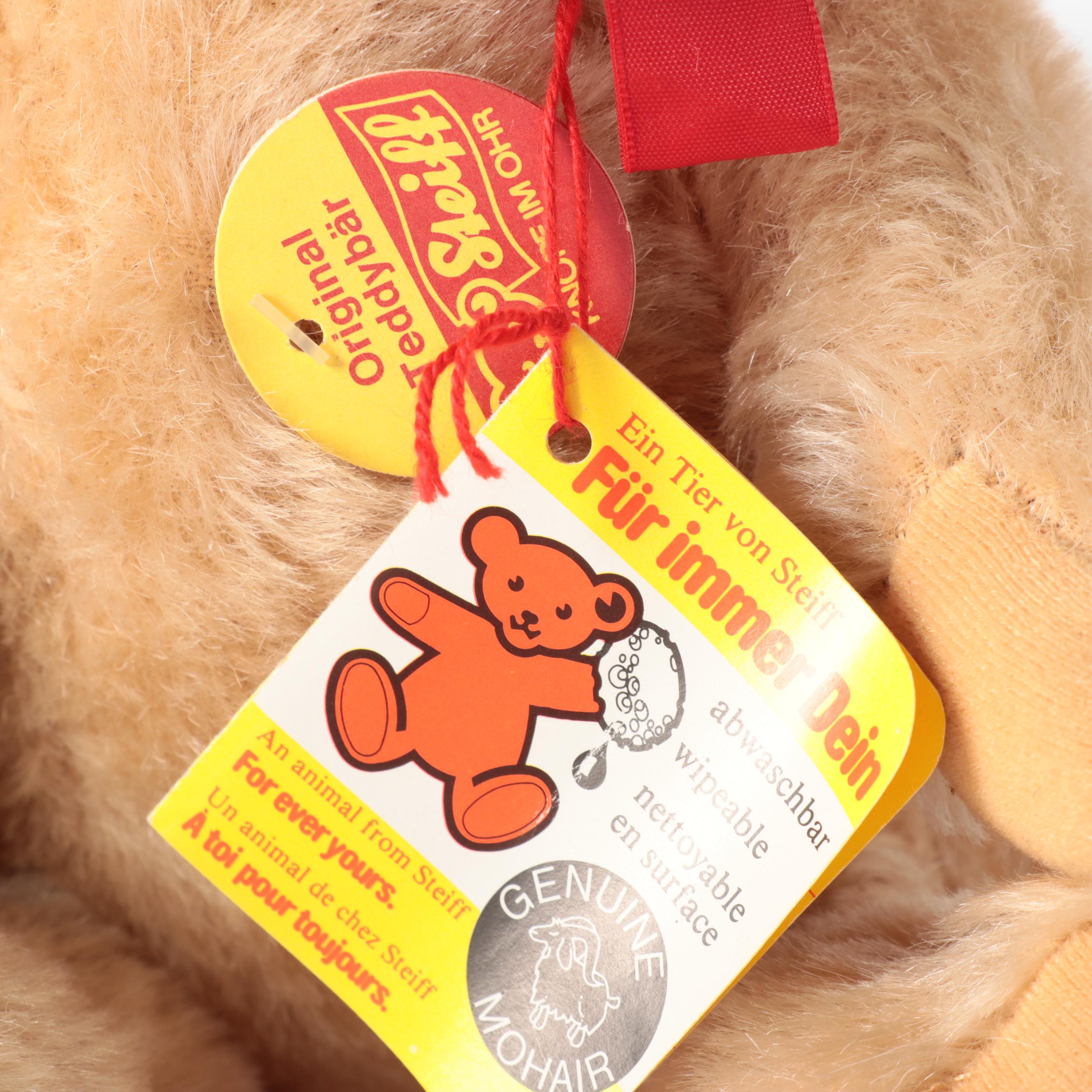 Steiff "Jackie" Mohair Teddy Bears Replica 1953 and "Original Teddy Bear"