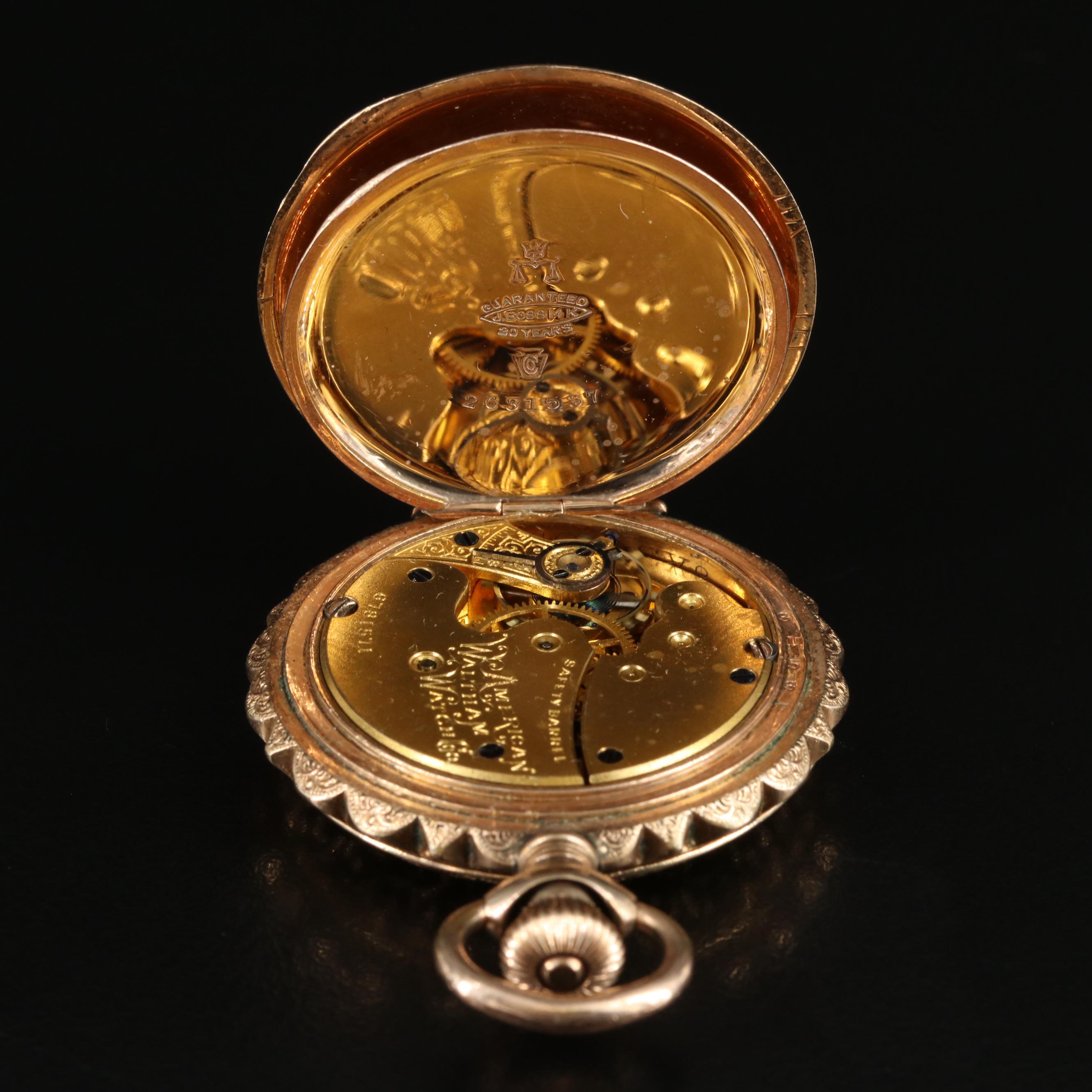 1895-97 American Waltham Gold-Filled Pocket Watch