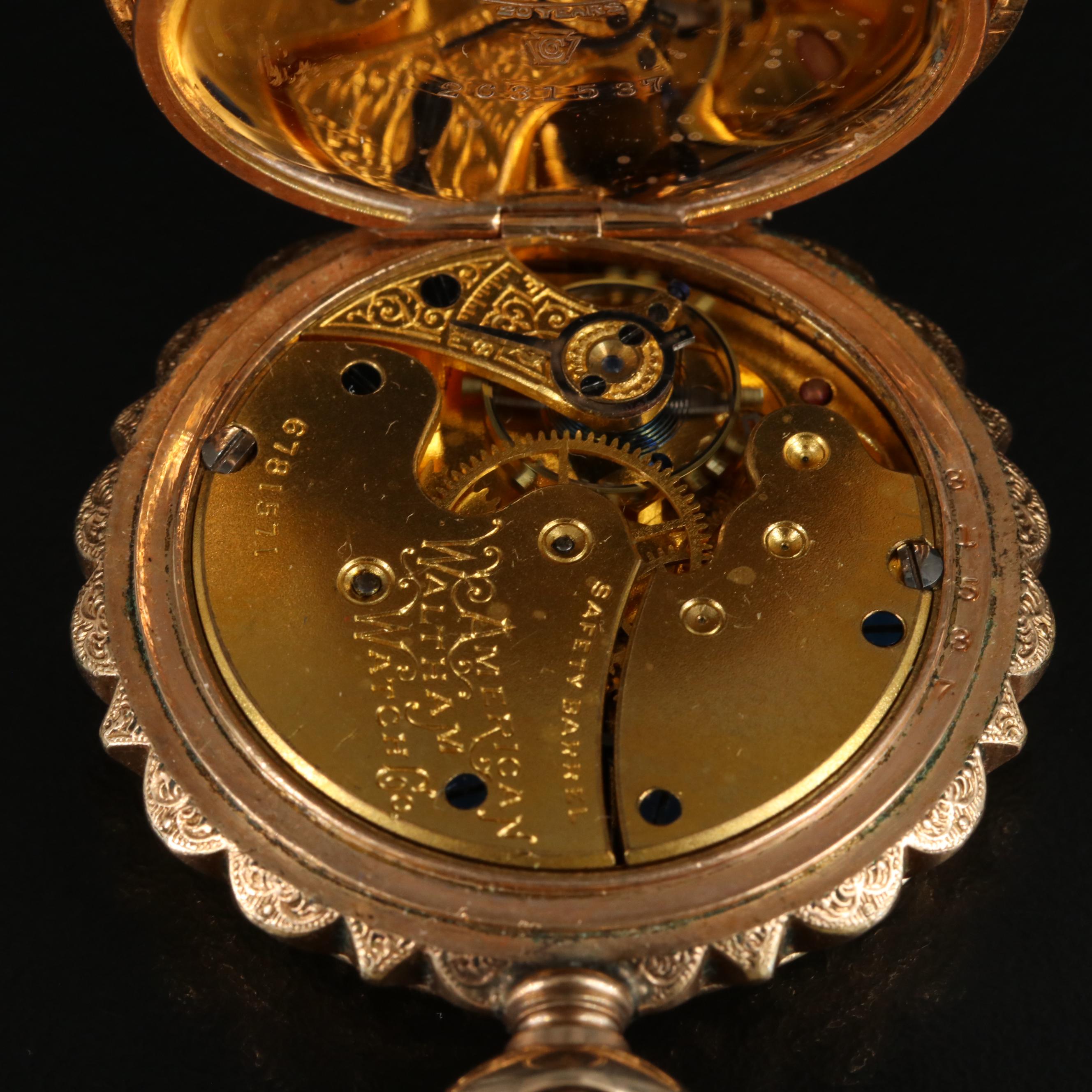 1895-97 American Waltham Gold-Filled Pocket Watch