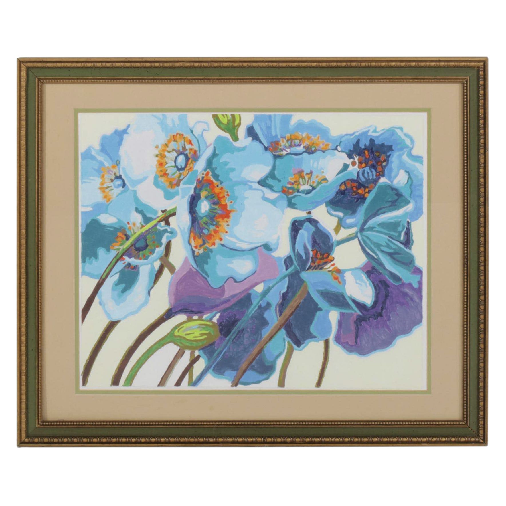 Floral Still Life Acrylic Painting