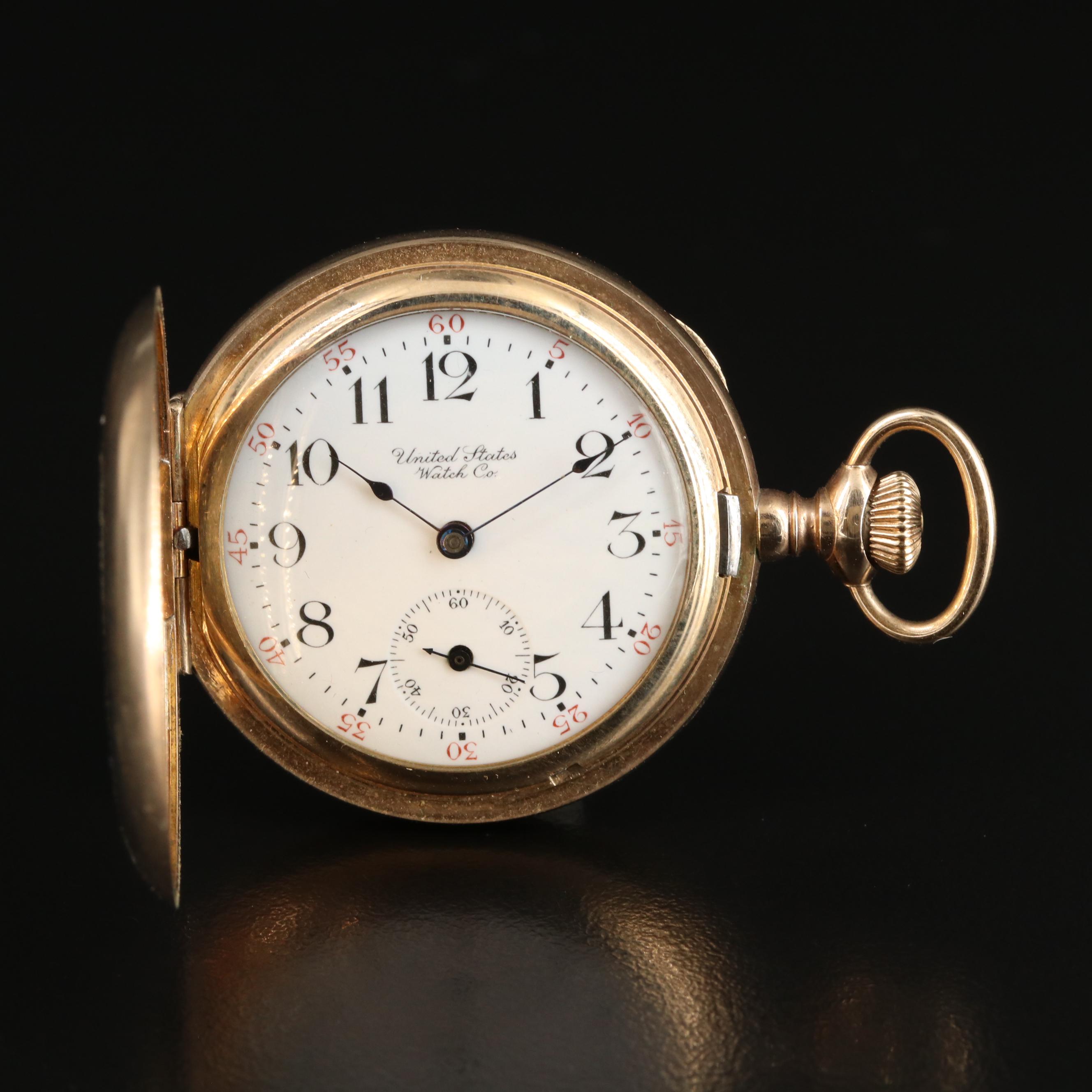 1904 United States Watch Company GoldFilled Pocket Watch EBTH