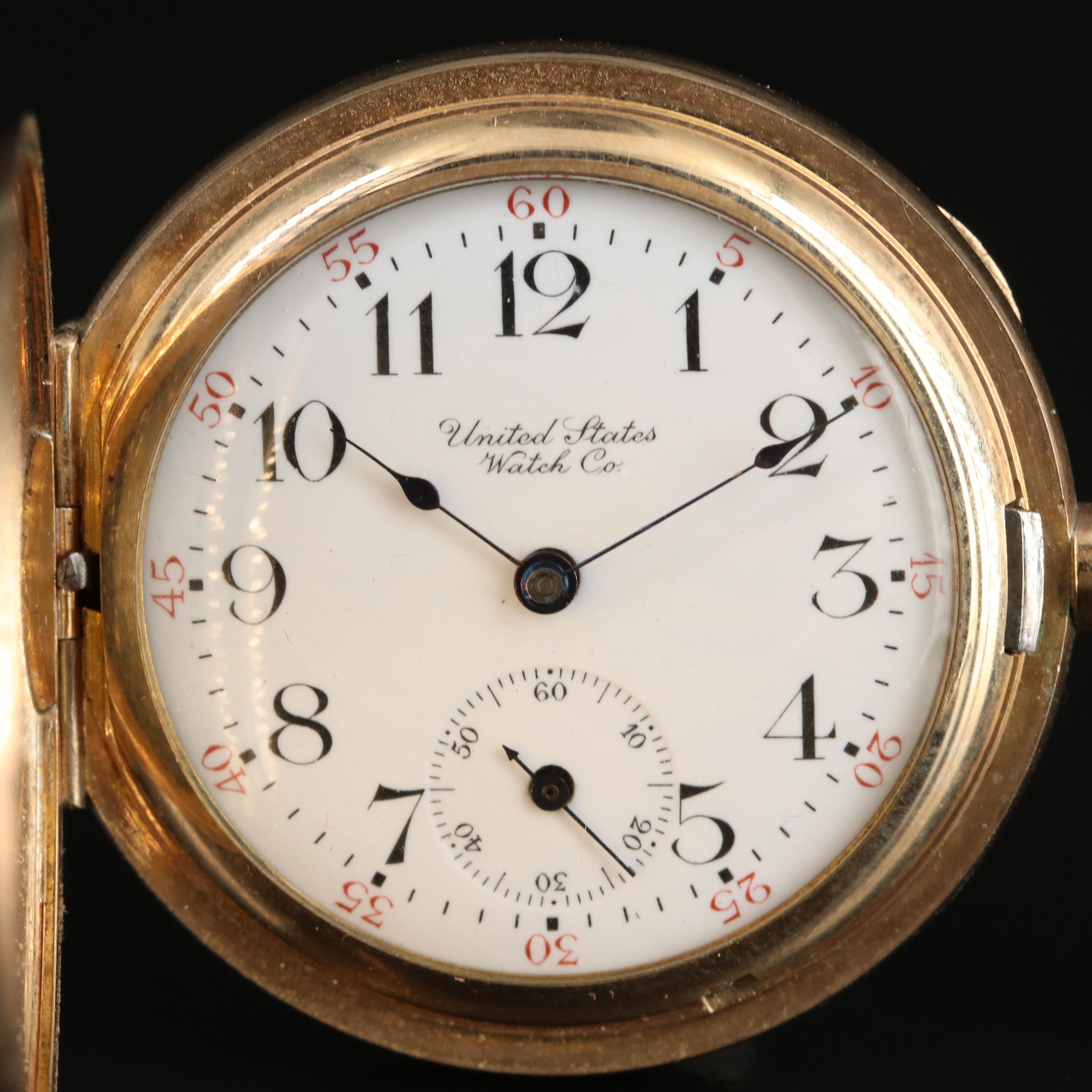 1904 United States Watch Company GoldFilled Pocket Watch EBTH