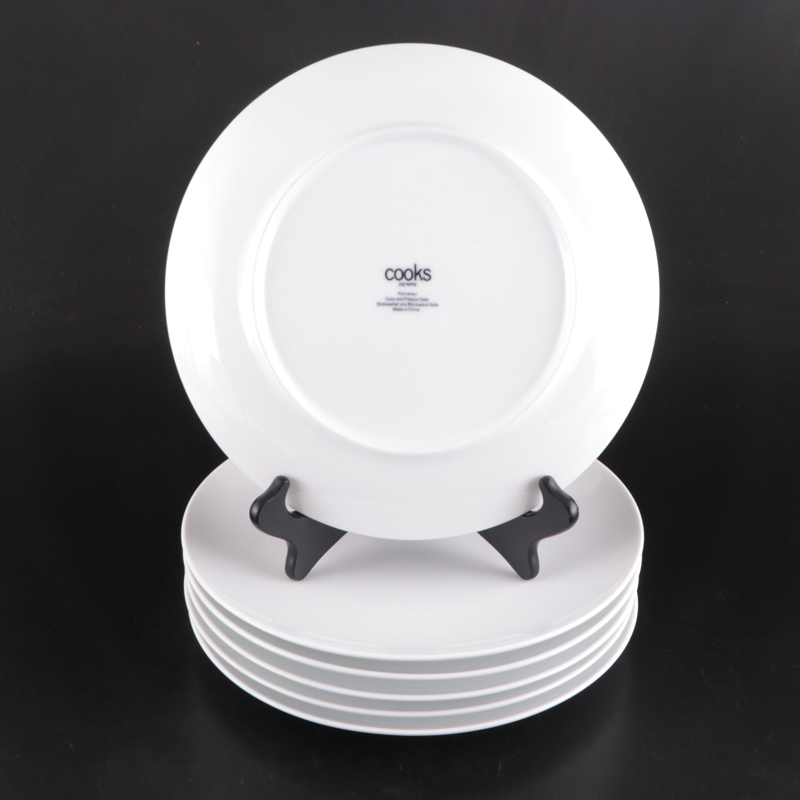 JCP Home Cooks and Other White Porcelain Dinnerware and Serving Pieces