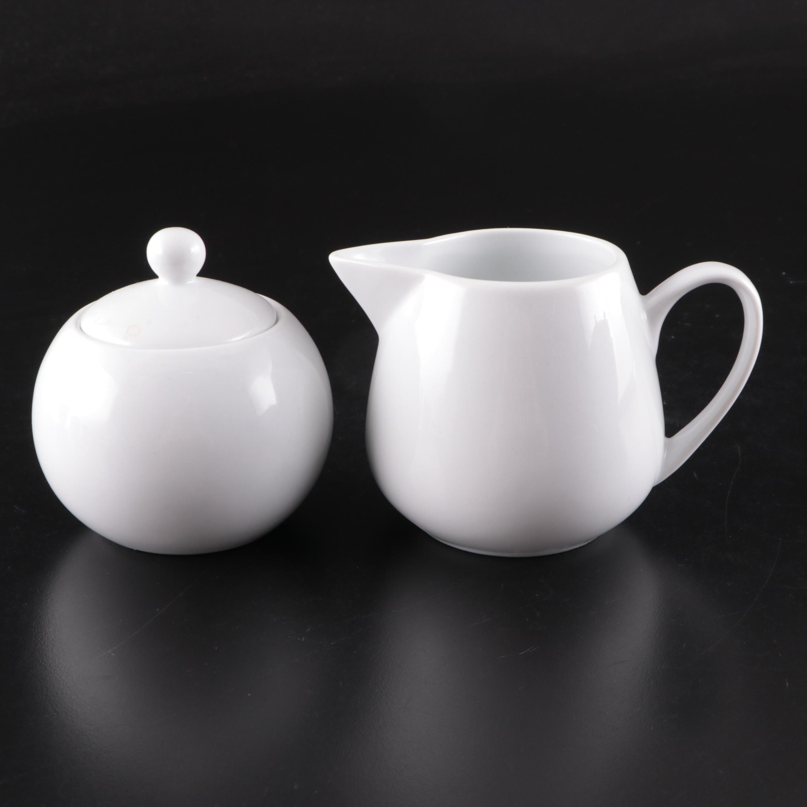 JCP Home Cooks and Other White Porcelain Dinnerware and Serving Pieces