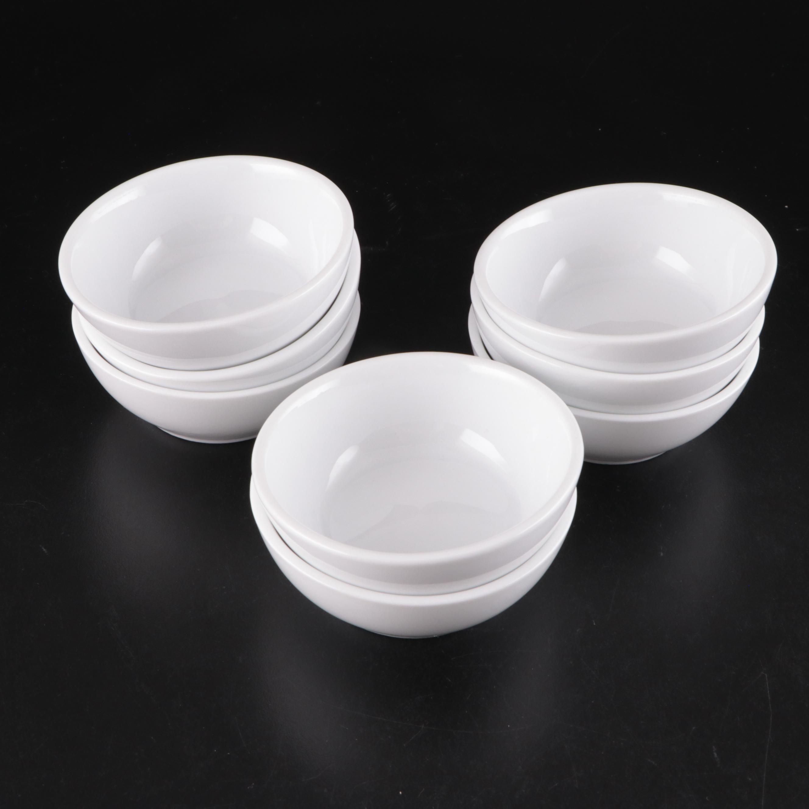 JCP Home Cooks and Other White Porcelain Dinnerware and Serving Pieces