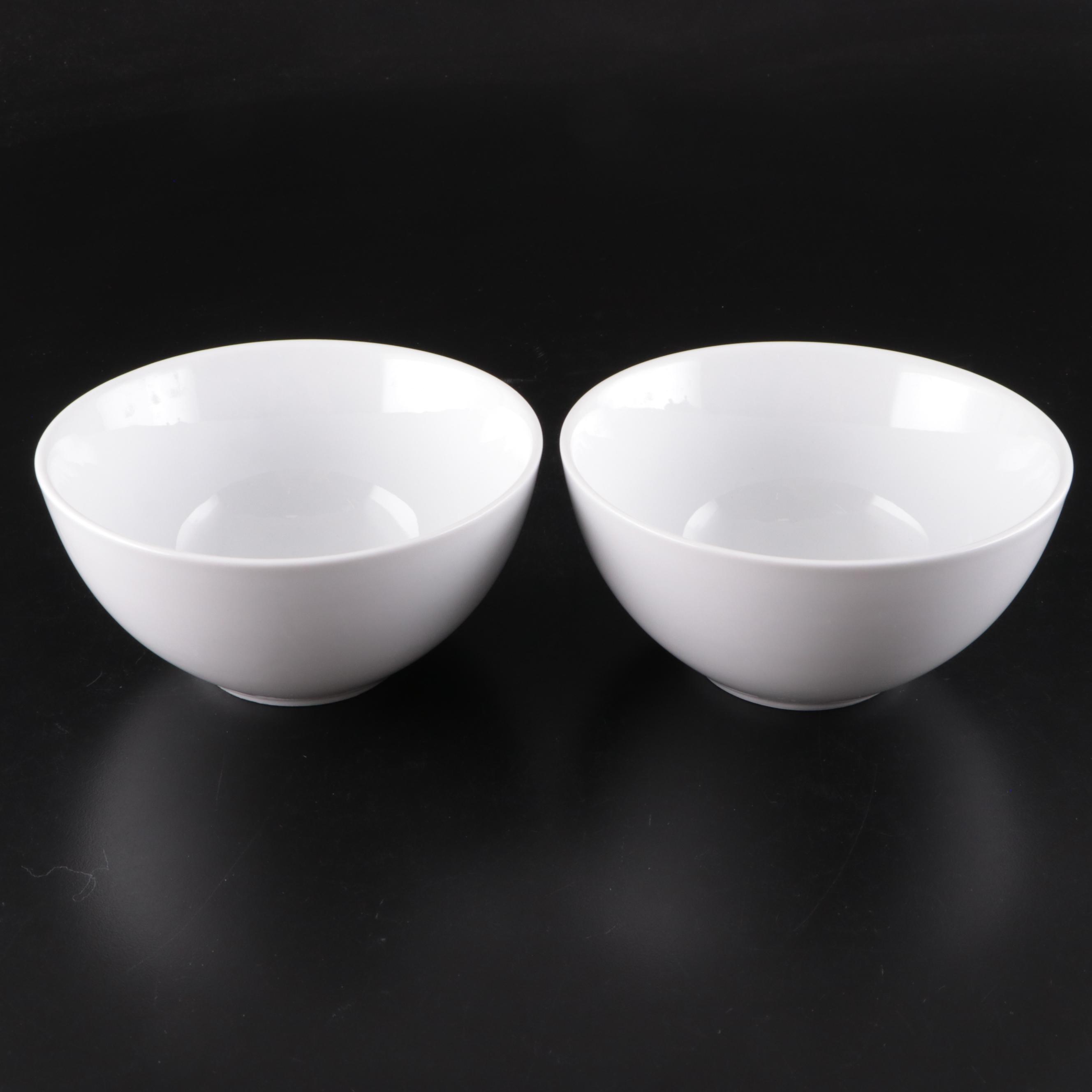 JCP Home Cooks and Other White Porcelain Dinnerware and Serving Pieces