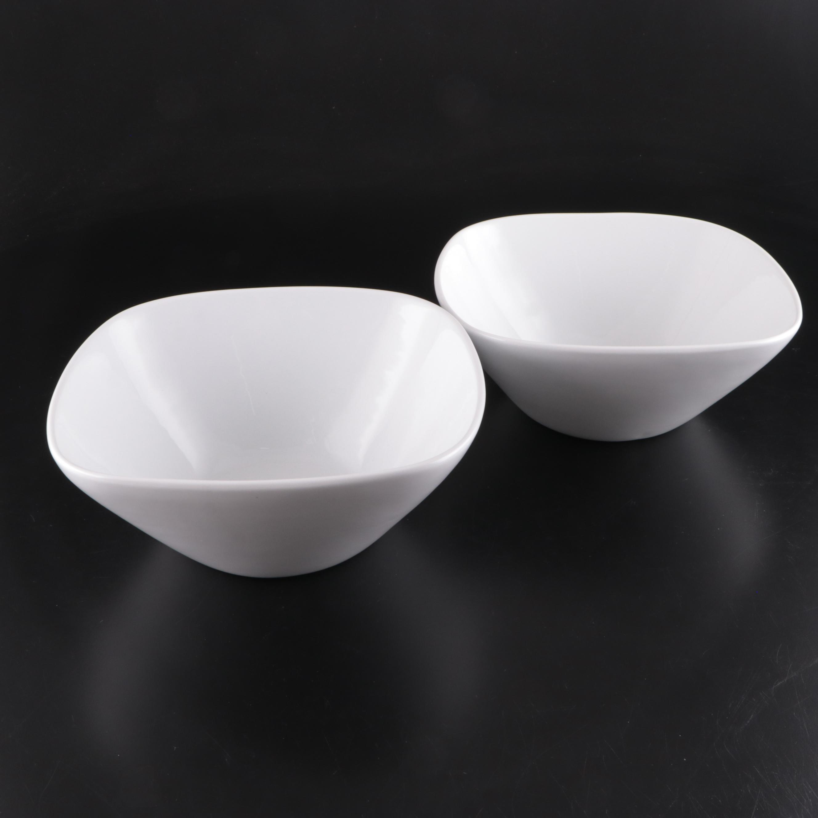JCP Home Cooks and Other White Porcelain Dinnerware and Serving Pieces