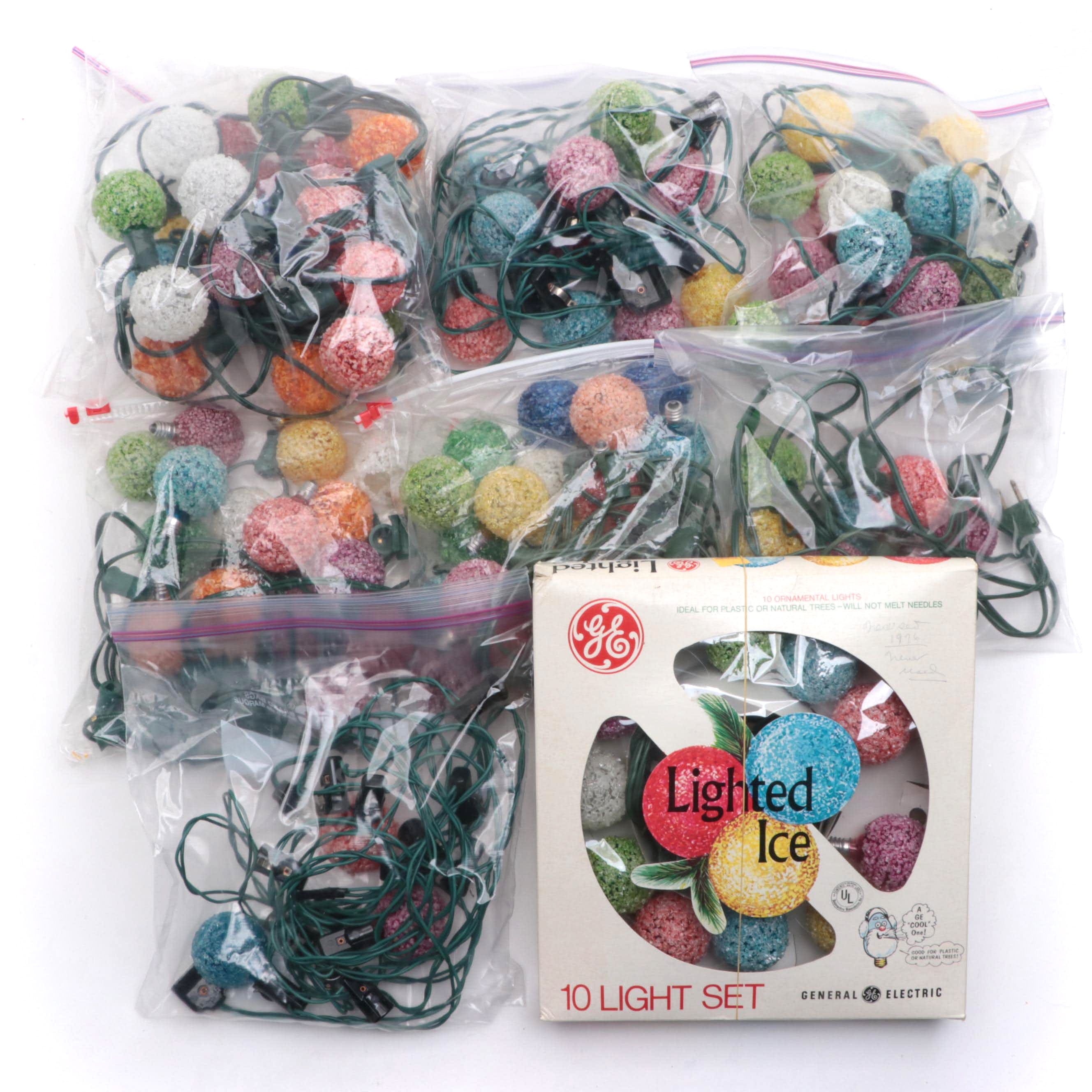 General Electric and Other Christmas Ice Lights