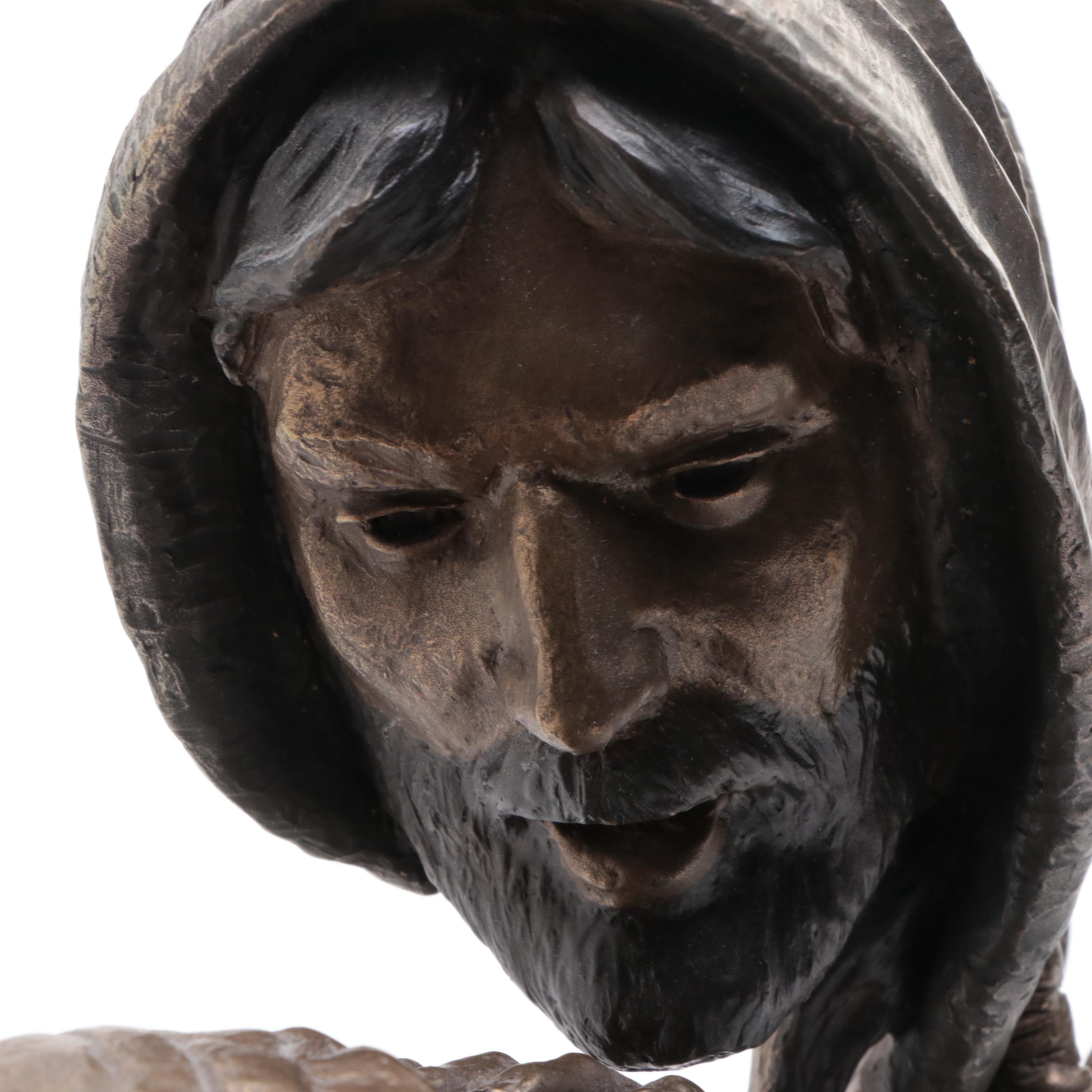 Mark Hopkins Bronze Sculpture "Faith Commemorative," 2003