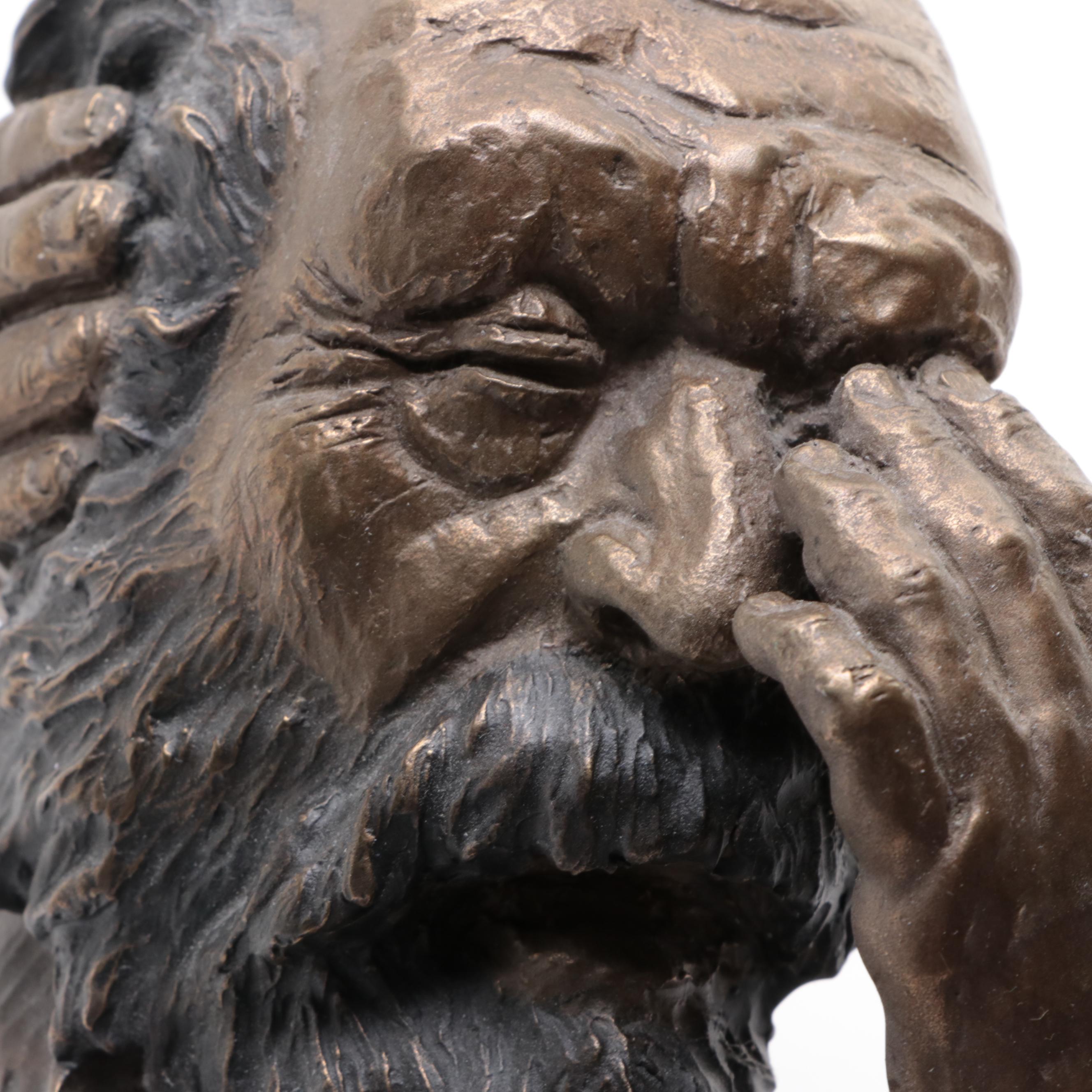 Mark Hopkins Bronze Sculpture "Faith Commemorative," 2003