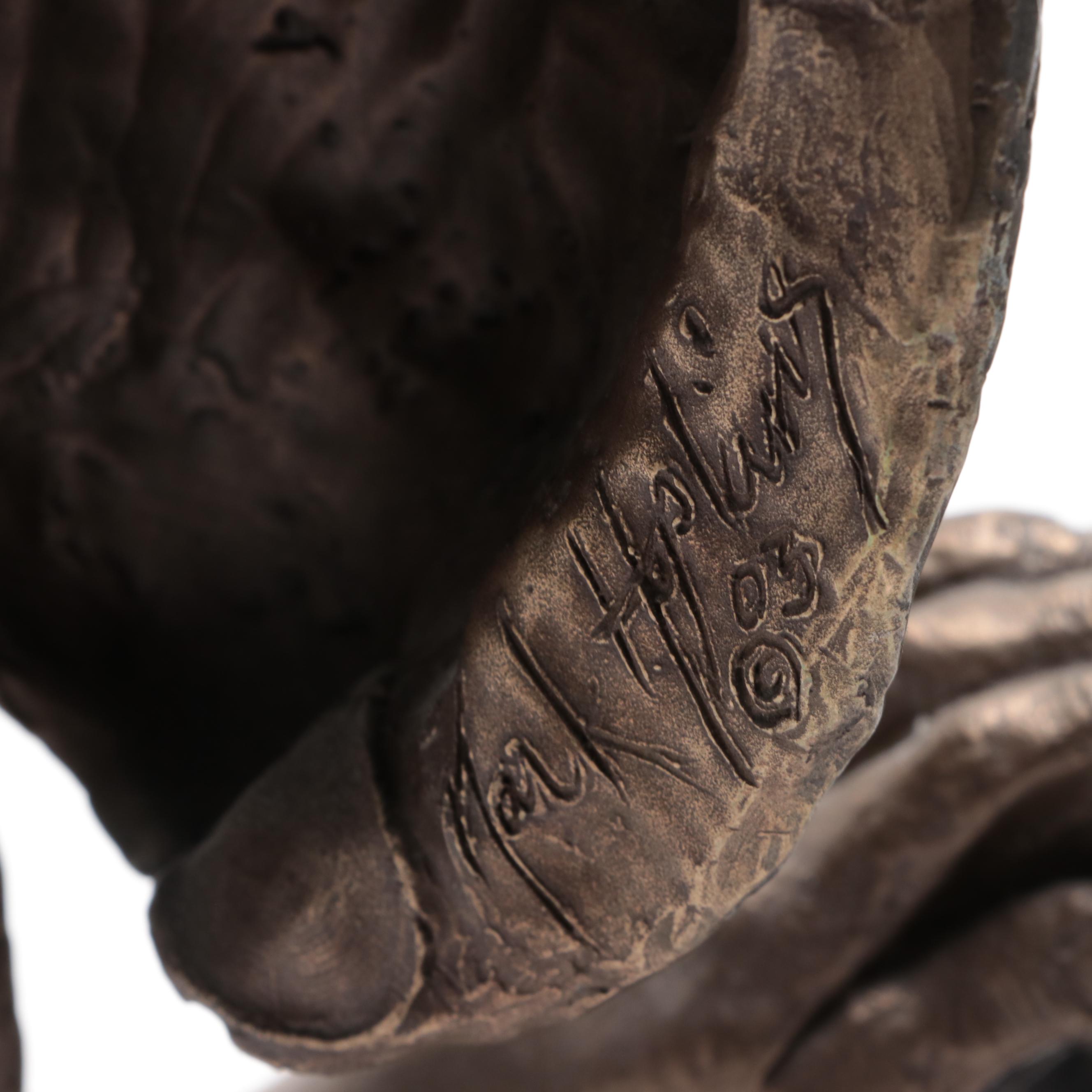 Mark Hopkins Bronze Sculpture "Faith Commemorative," 2003