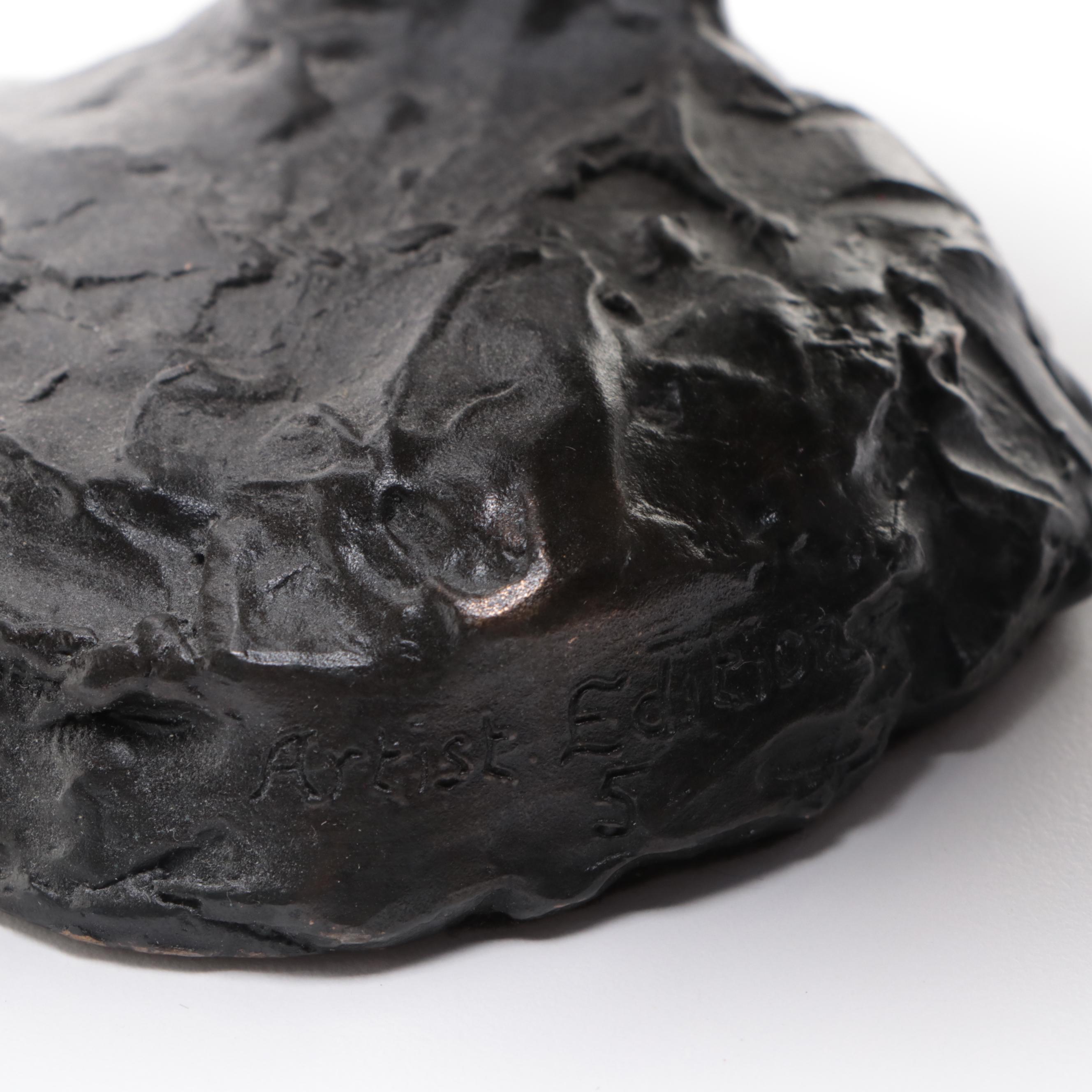 Mark Hopkins Bronze Sculpture "Faith Commemorative," 2003