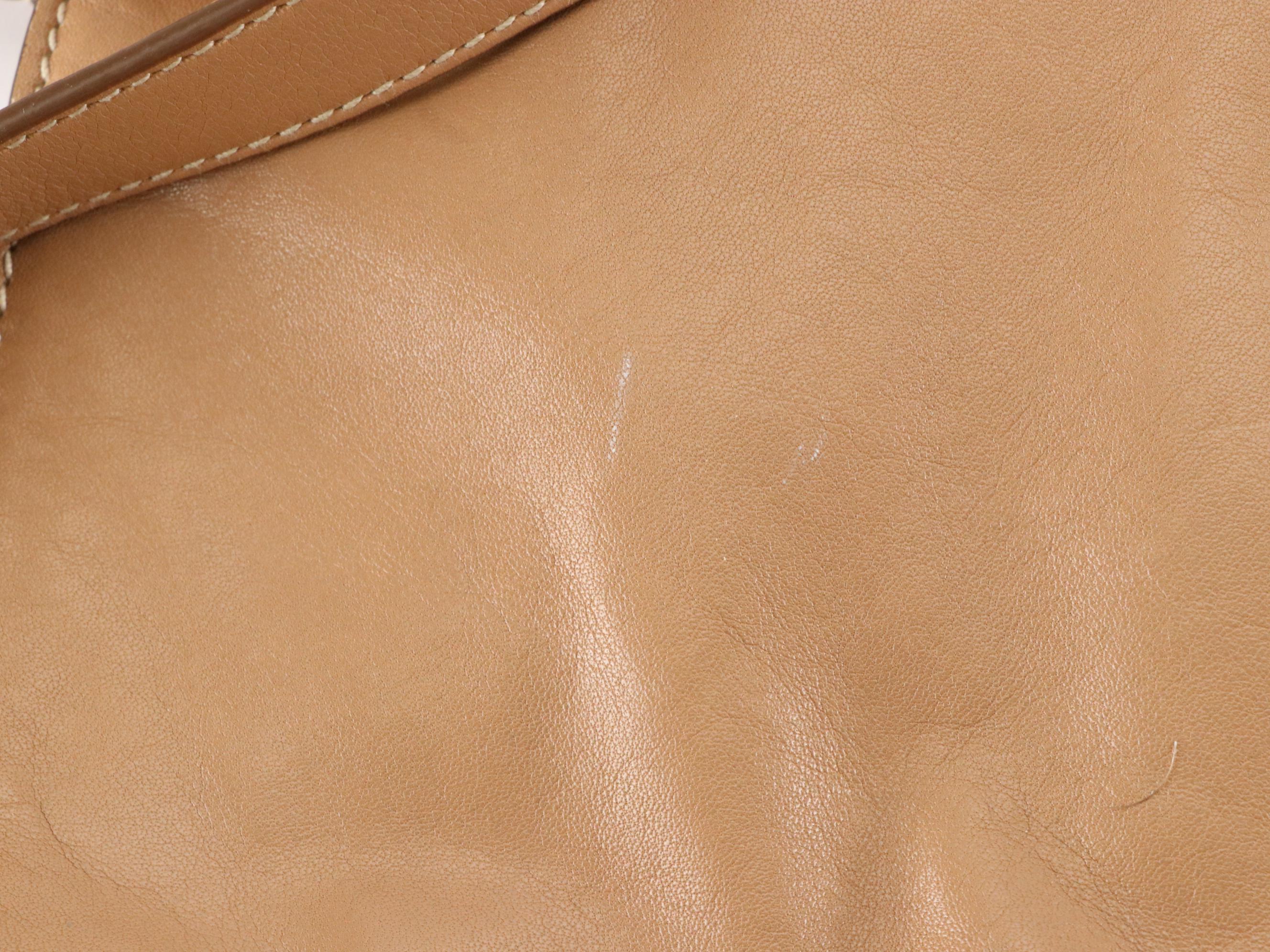 Prada Soft Calfskin Leather Two-Way Shopping Tote in Sabbia