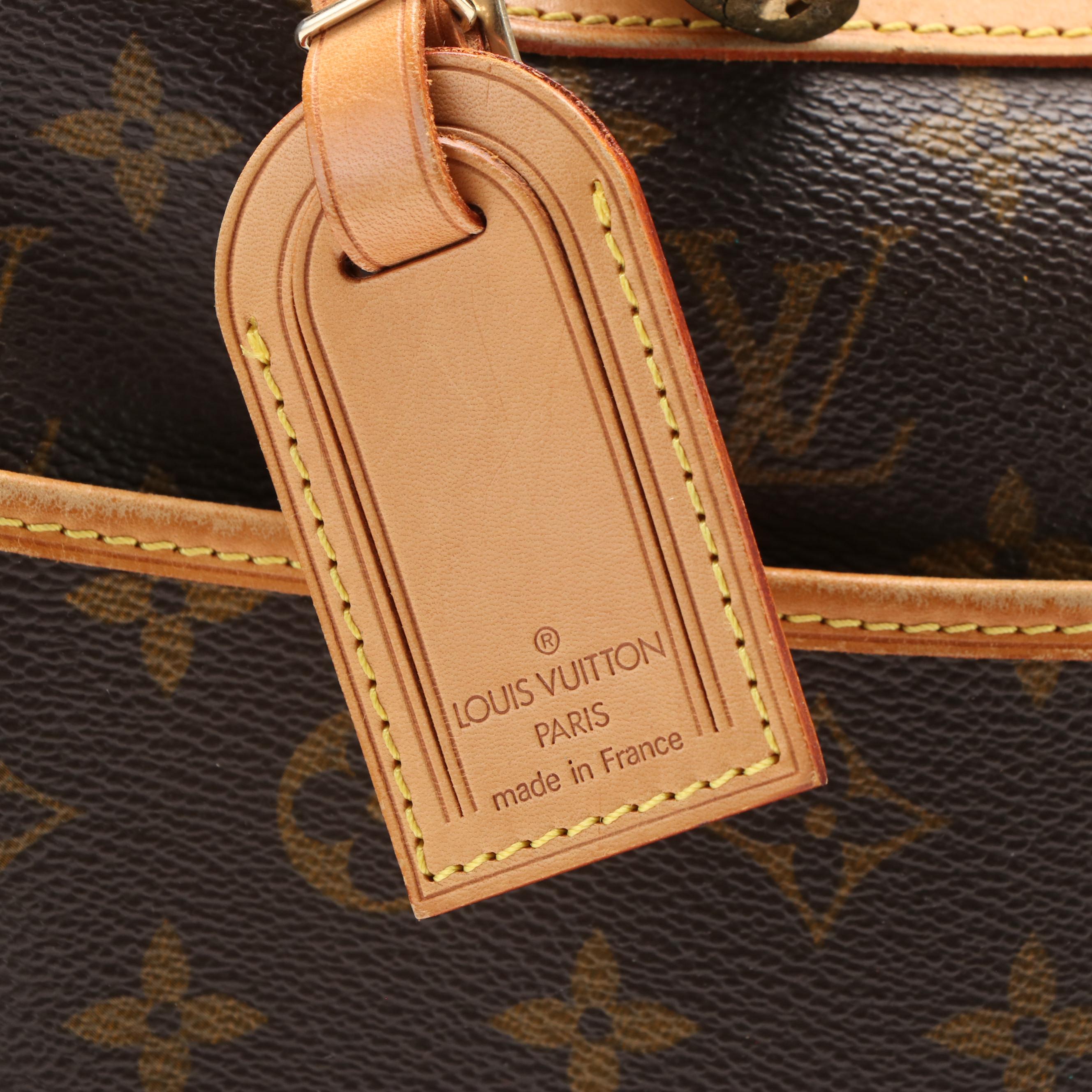 Louis Vuitton Monogram Deauville Canvas Top Handle Bag