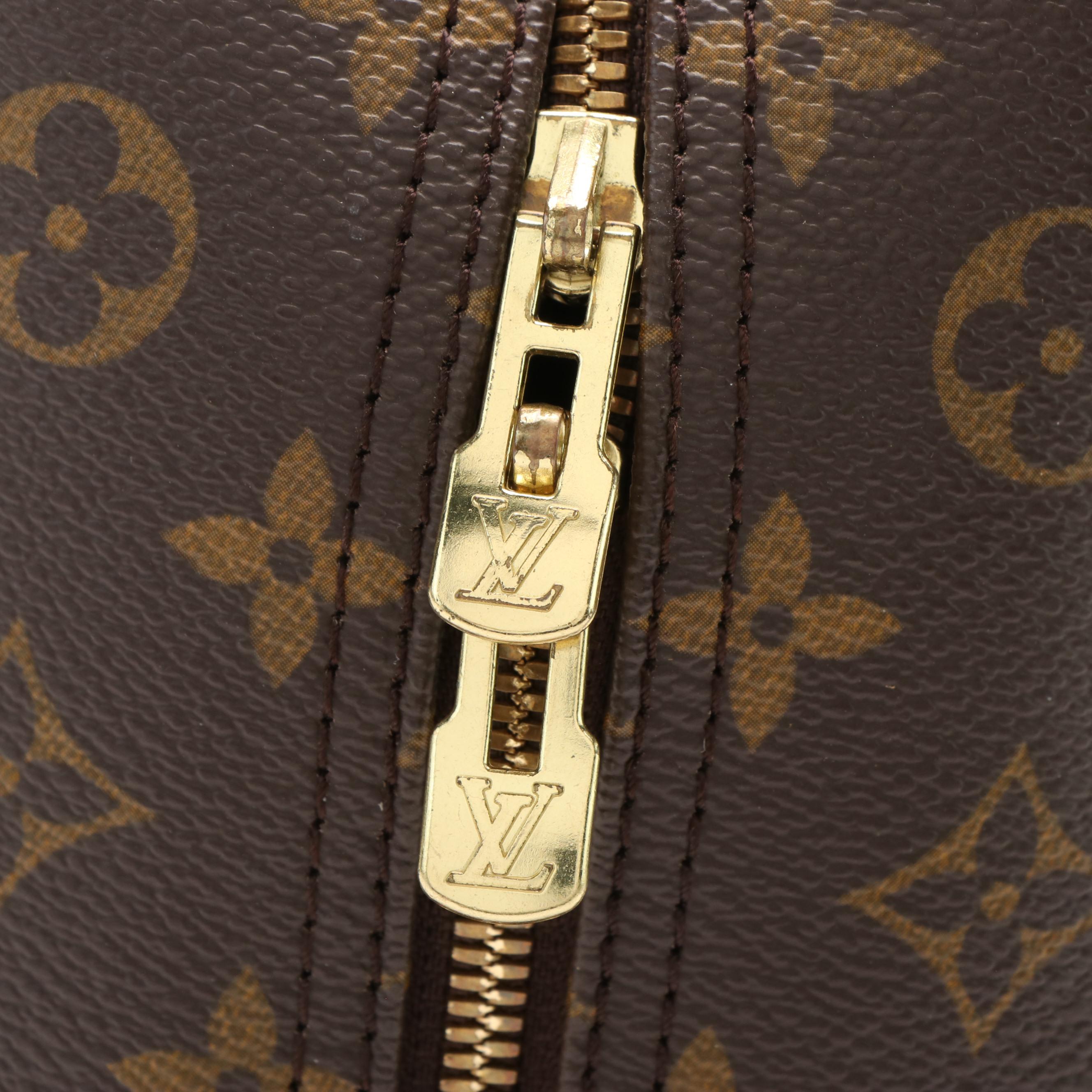 Louis Vuitton Monogram Deauville Canvas Top Handle Bag