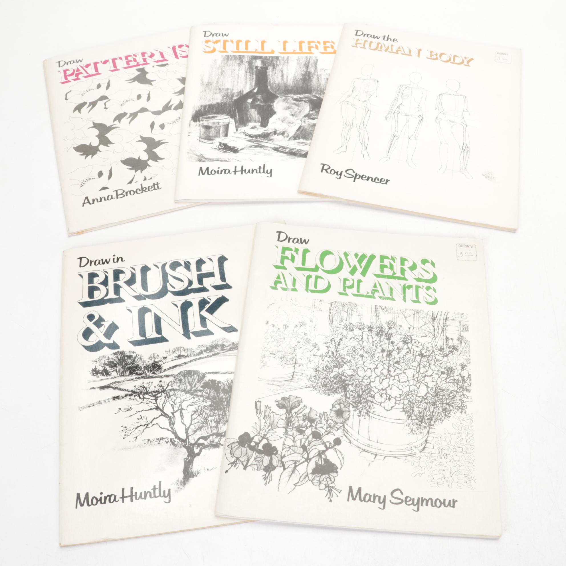 Collection of Reference Books Providing Drawing Techniques and Tips